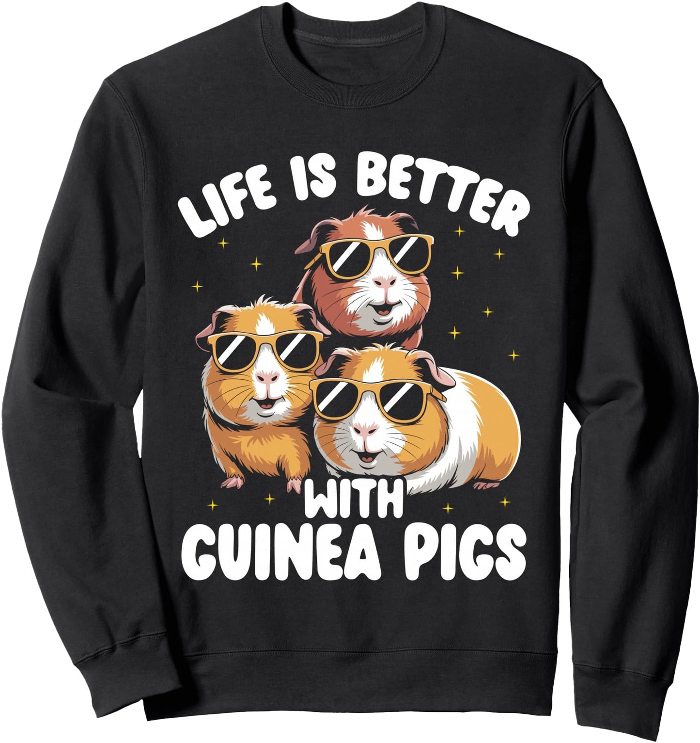 Guinea Pigs Design Graphic for Guinea Pig Lover Cute Sweatshirt