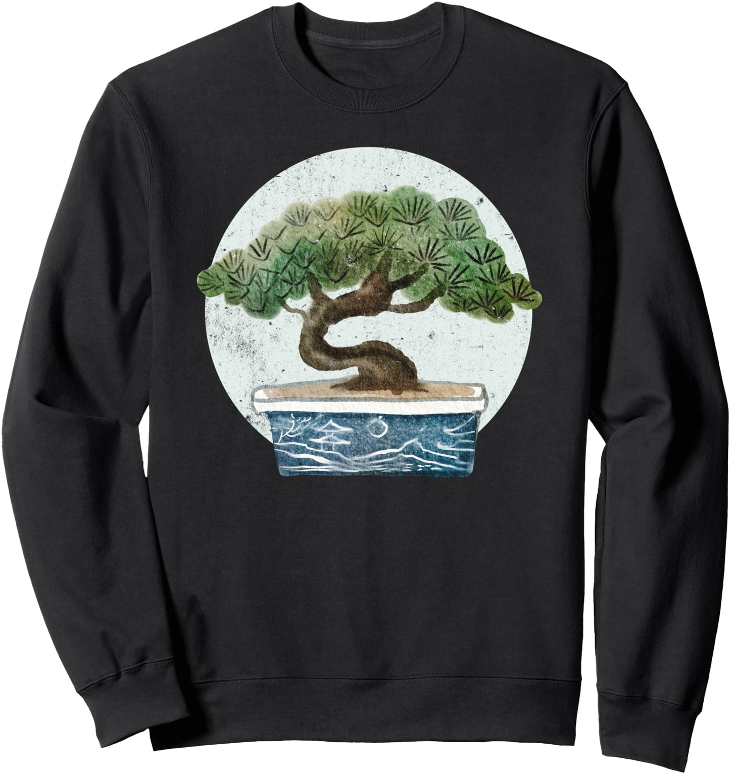 Vintage Retro Bonsai Tree Japanese Buddhist Zen Sweatshirt