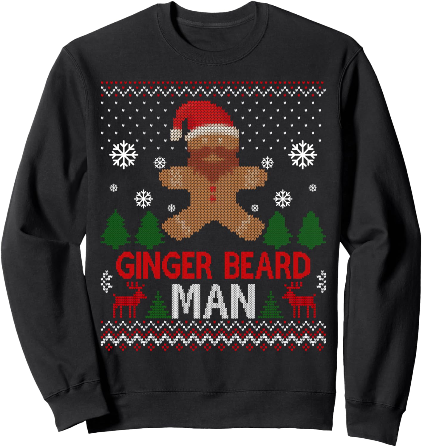 Christmas - Ginger Beard Man Ugly Christmas Sweater Sweatshirt