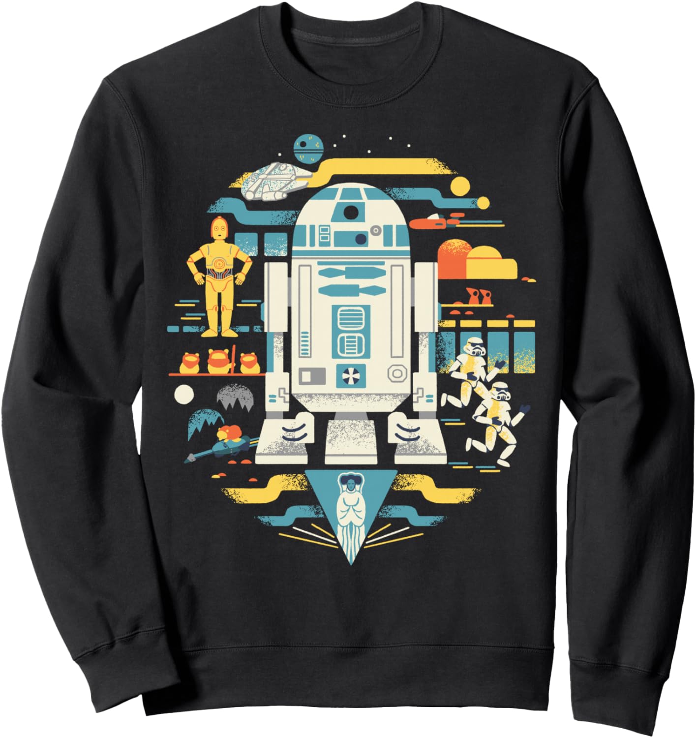 Star Wars R2-D2 Circle Collage Sweatshirt