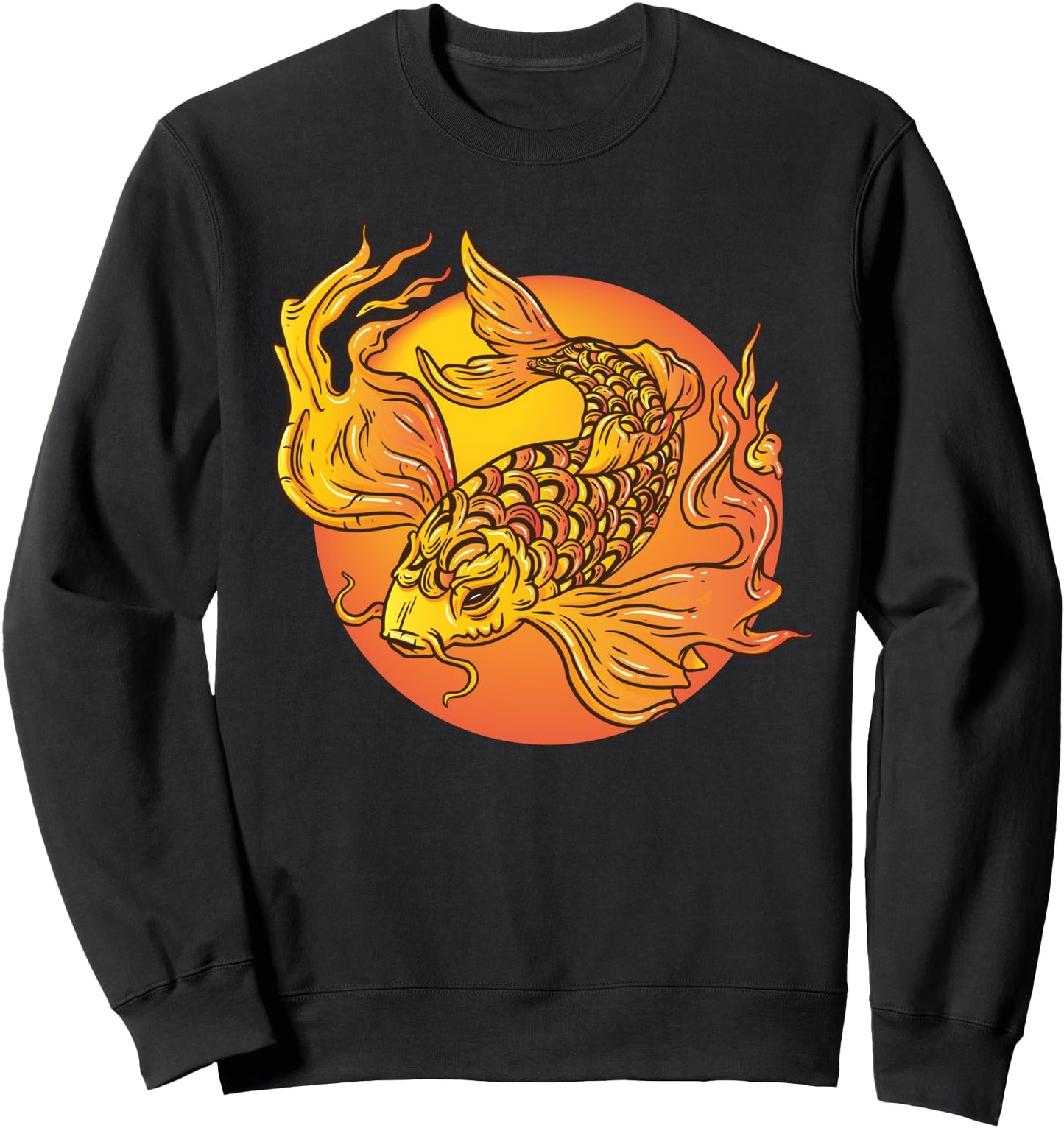TRADITIONAL JAPANESE DESIGN WITH KOI FISH Sweatshirt