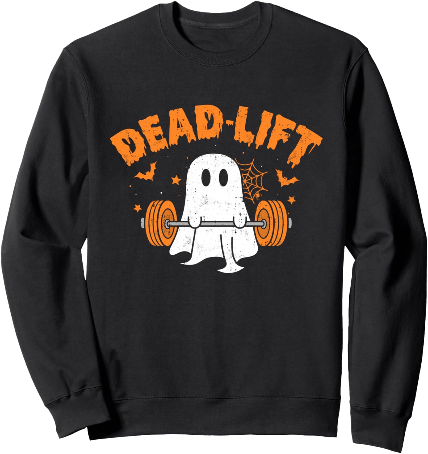 Funny Dead Lift Ghost Halloween Ghost Gym Fitness Lover Sweatshirt