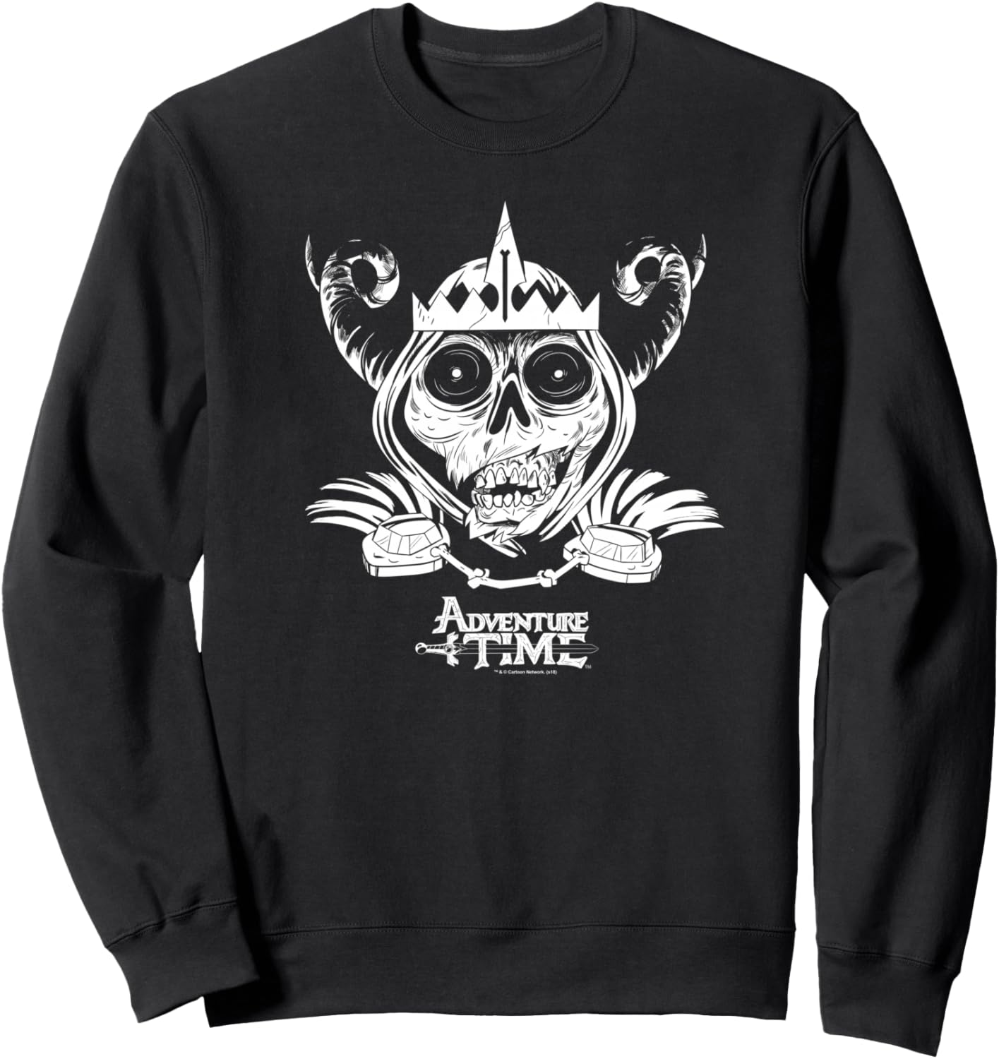 Adventure Time Skull Face Sweatshirt