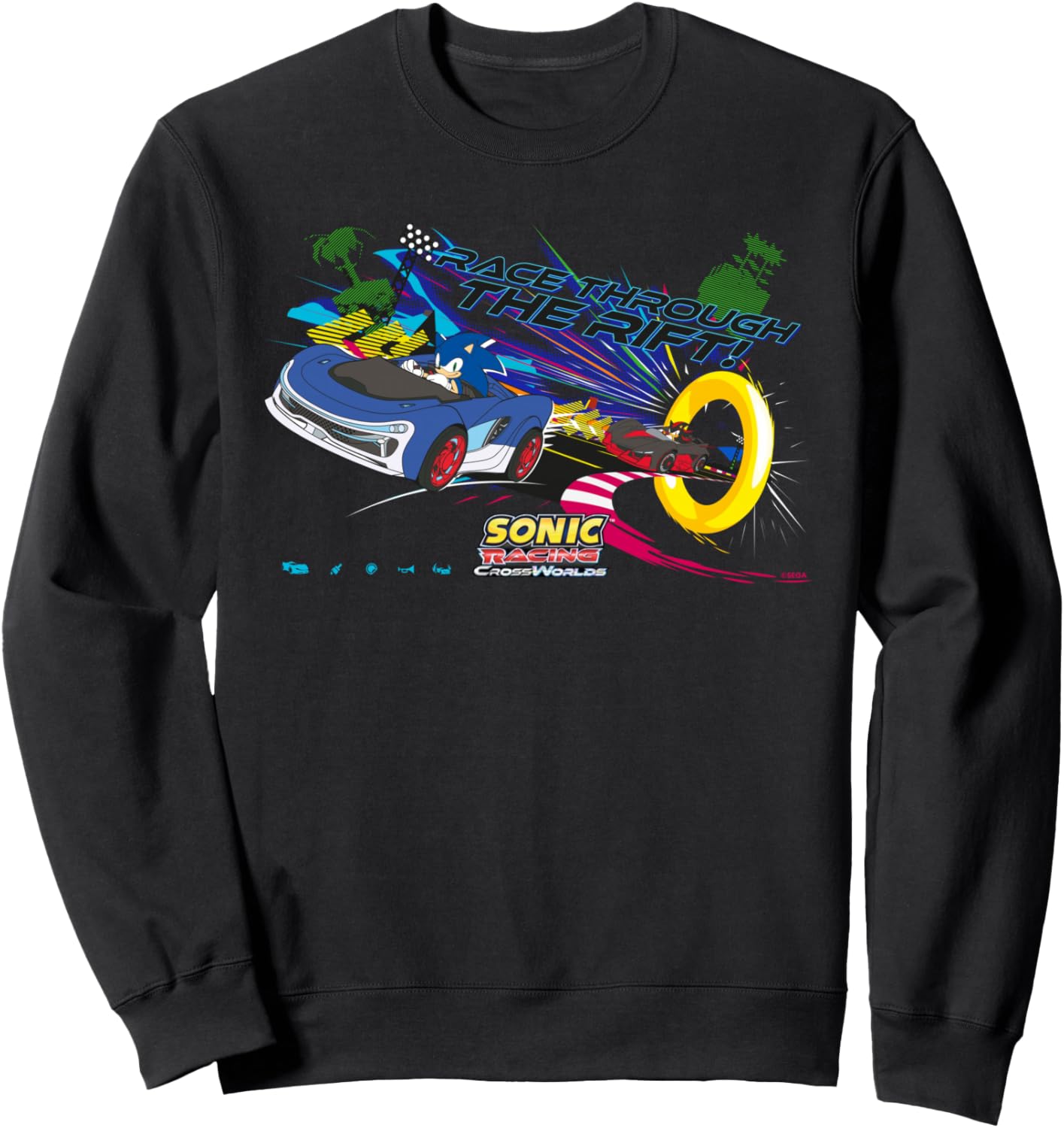 Sonic Racing CrossWorlds - Race Through the Rift Sweatshirt