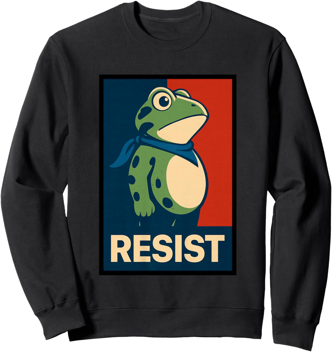 Resist Frog Portland Frog Protest Sweatshirt