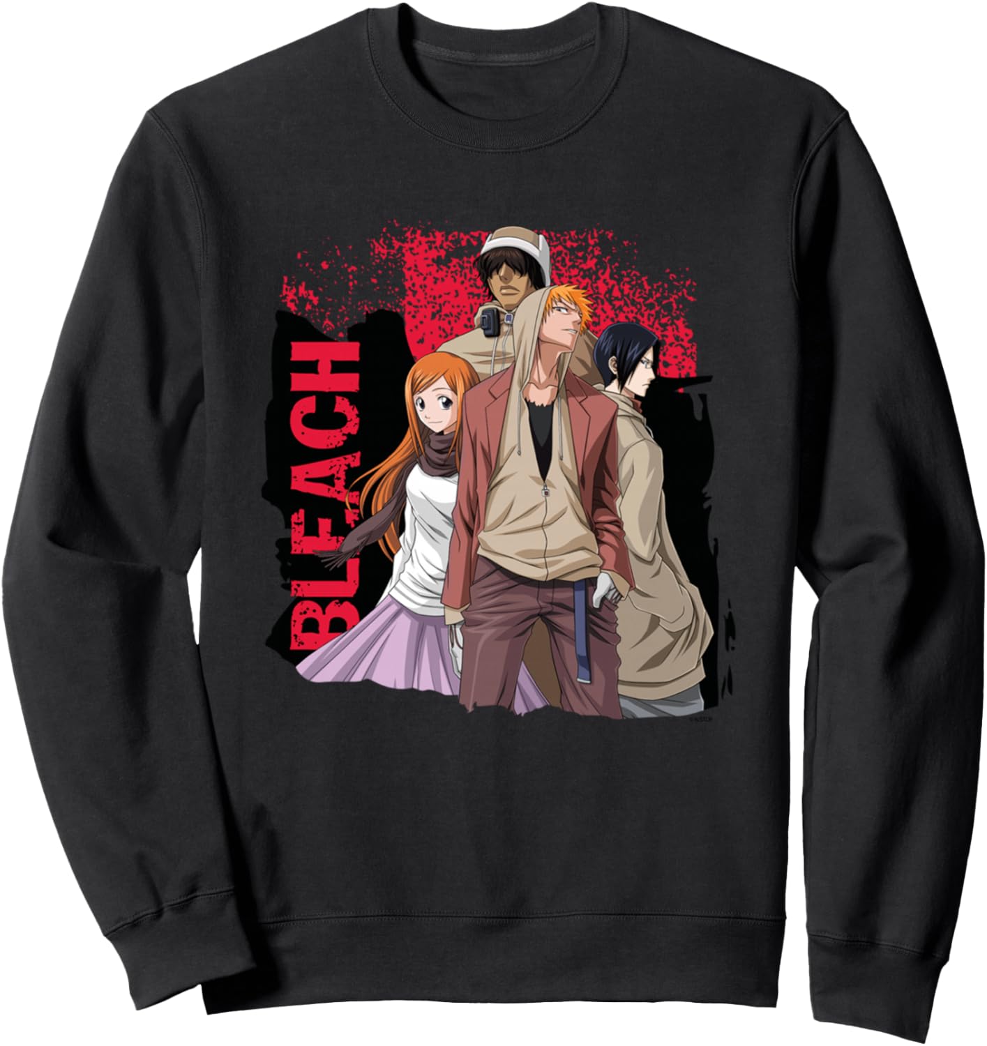 Bleach Ichigo Hood and Characters Streetwear Anime Sweatshirt