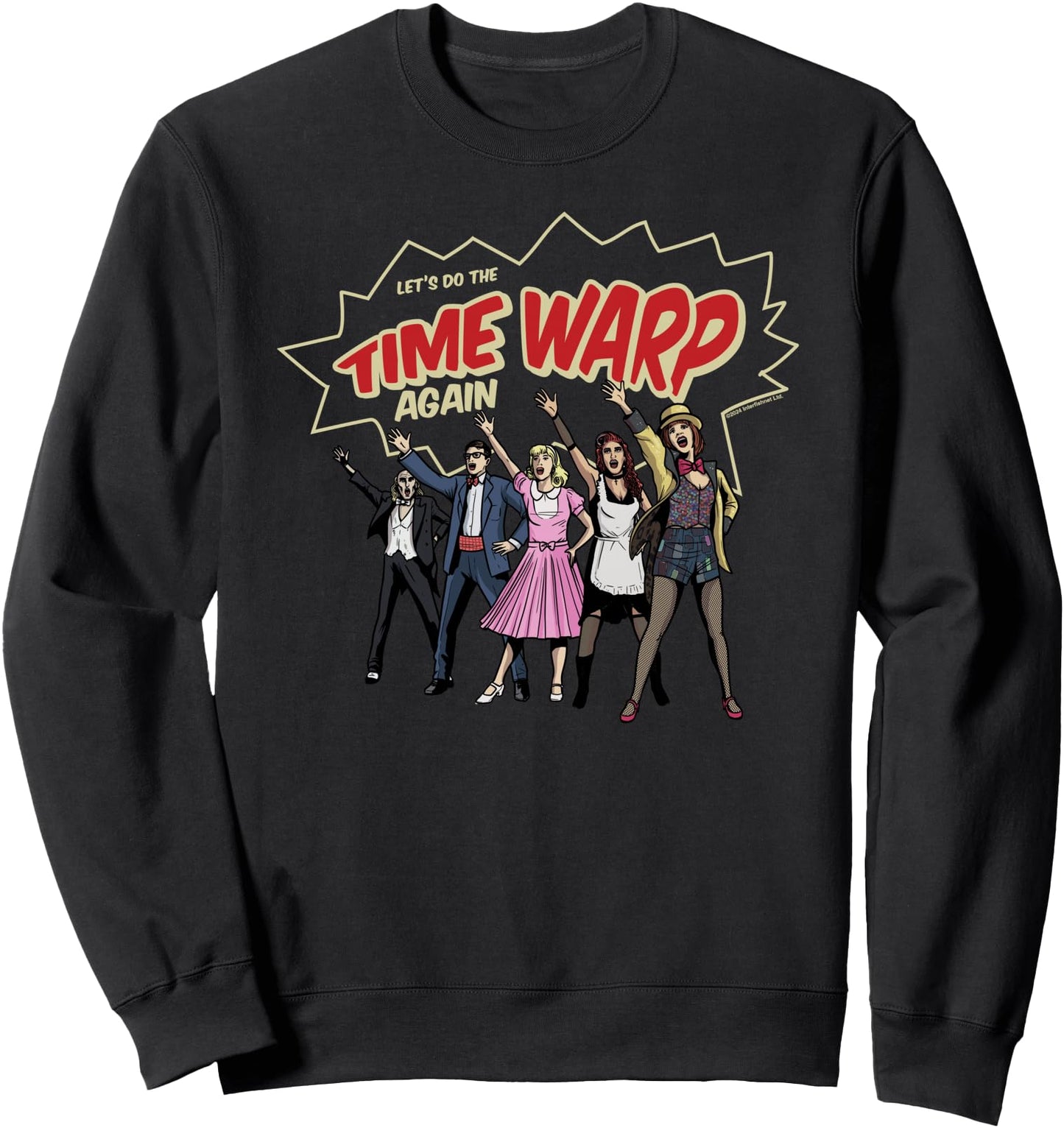 Rocky Horror Show Time Warp Lineup Sweatshirt