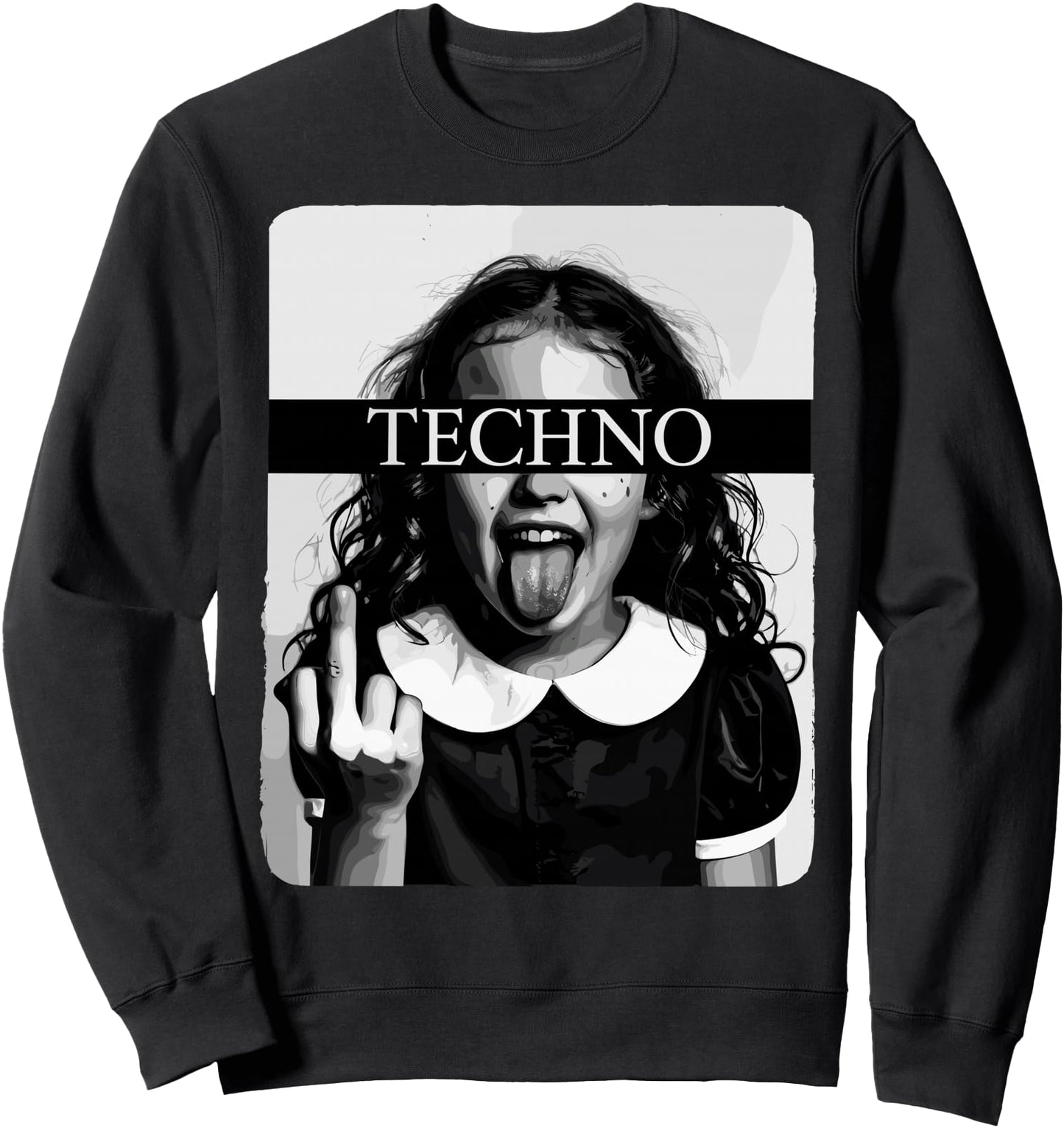 Vaporwave EDM Techno DJ Dance Rave Festival Funny Sweatshirt