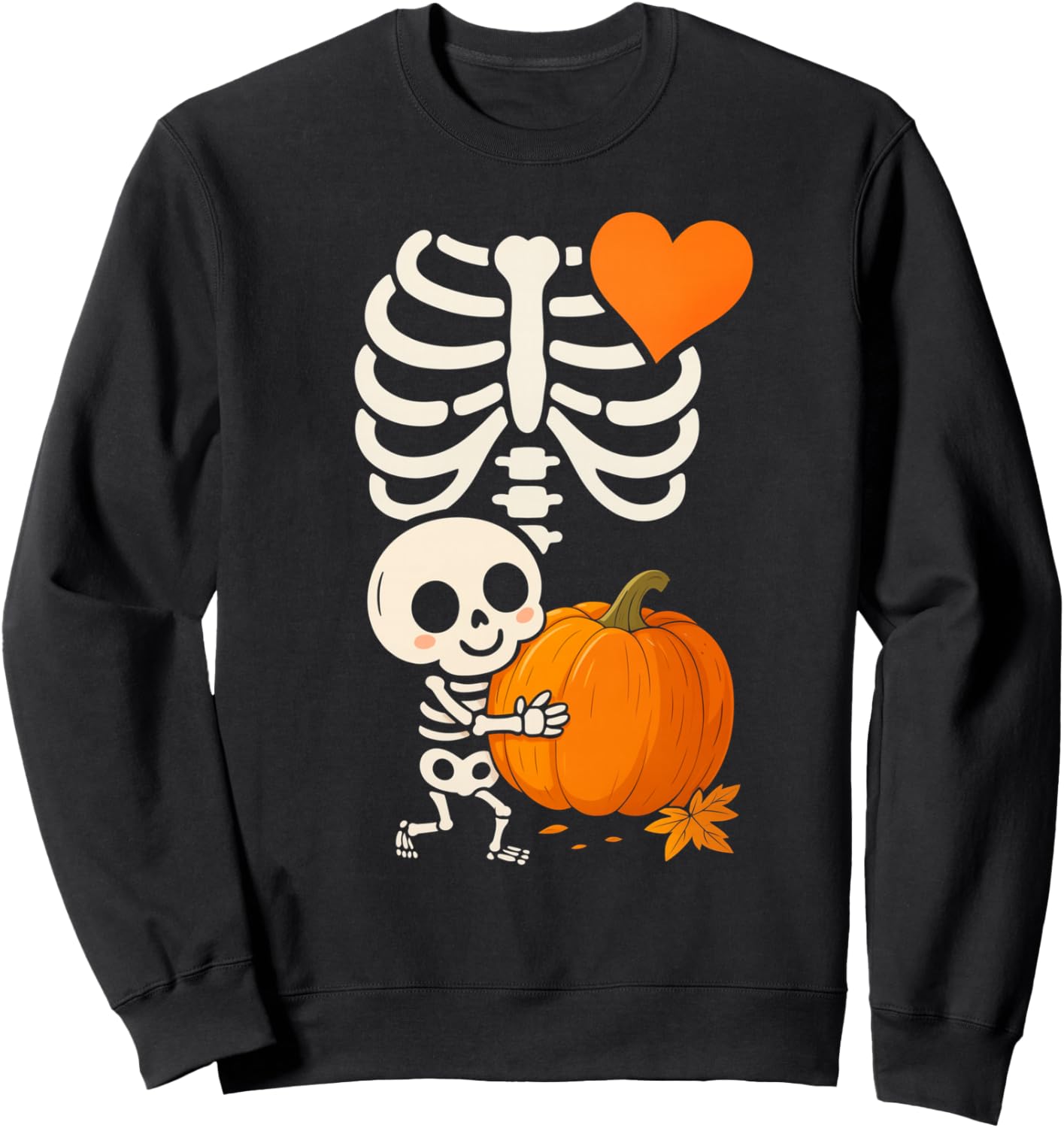 Halloween Skeleton Pregnancy Announcement Spooky Mom To Be Sweatshirt