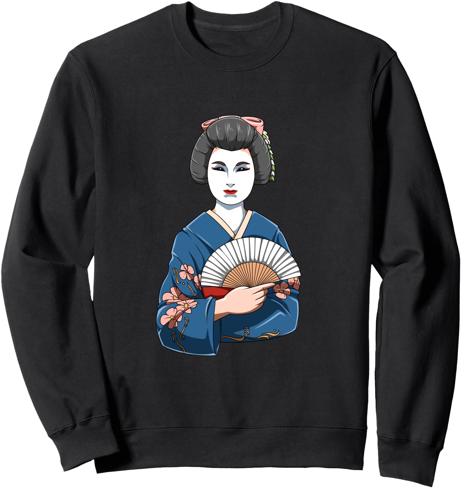 Okinawa Girl Geisha Japanese Culture Sweatshirt