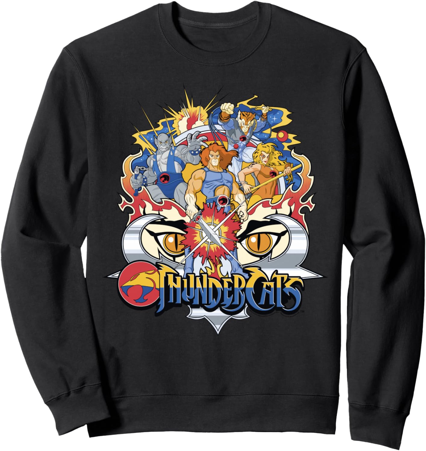 ThunderCats Group Shot Logo Badge Sweatshirt