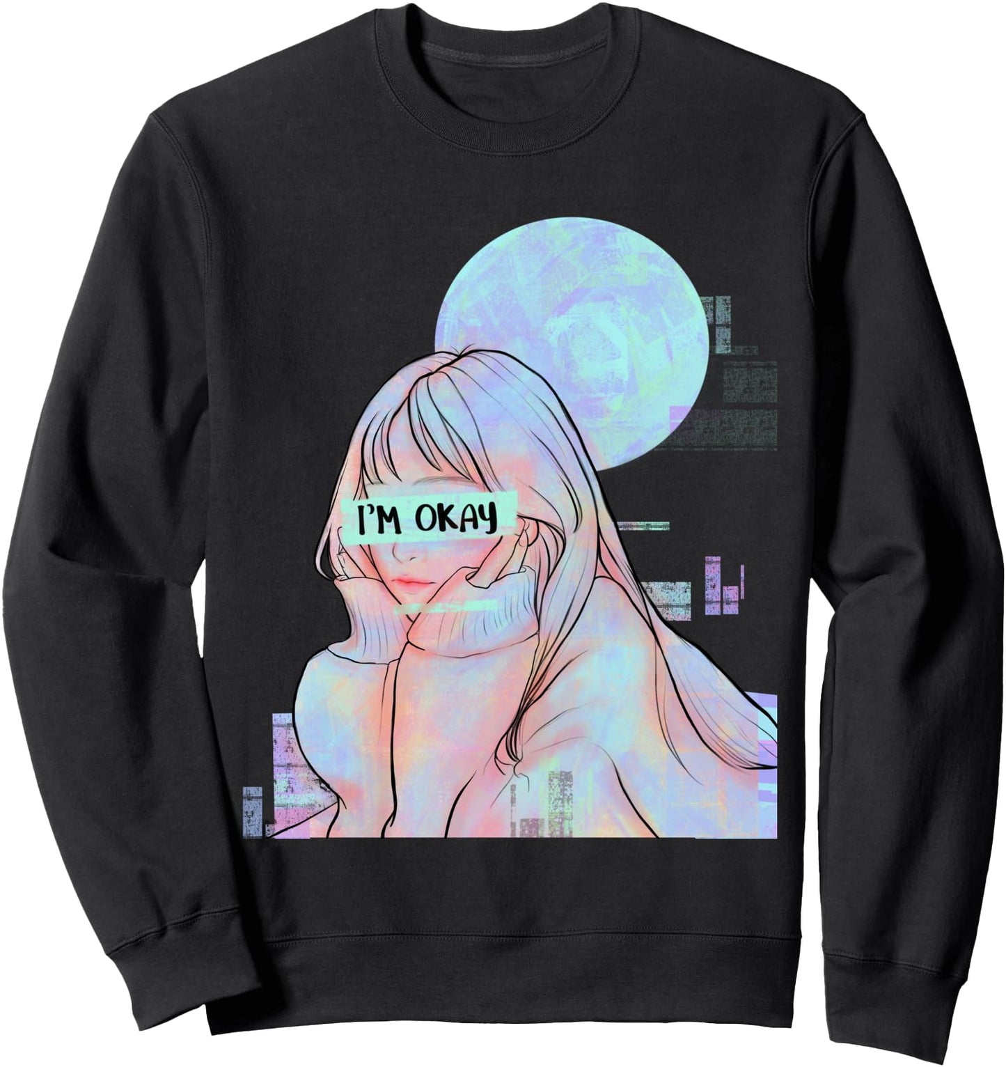 Sad Girl Japanese Anime Girl Sweatshirt