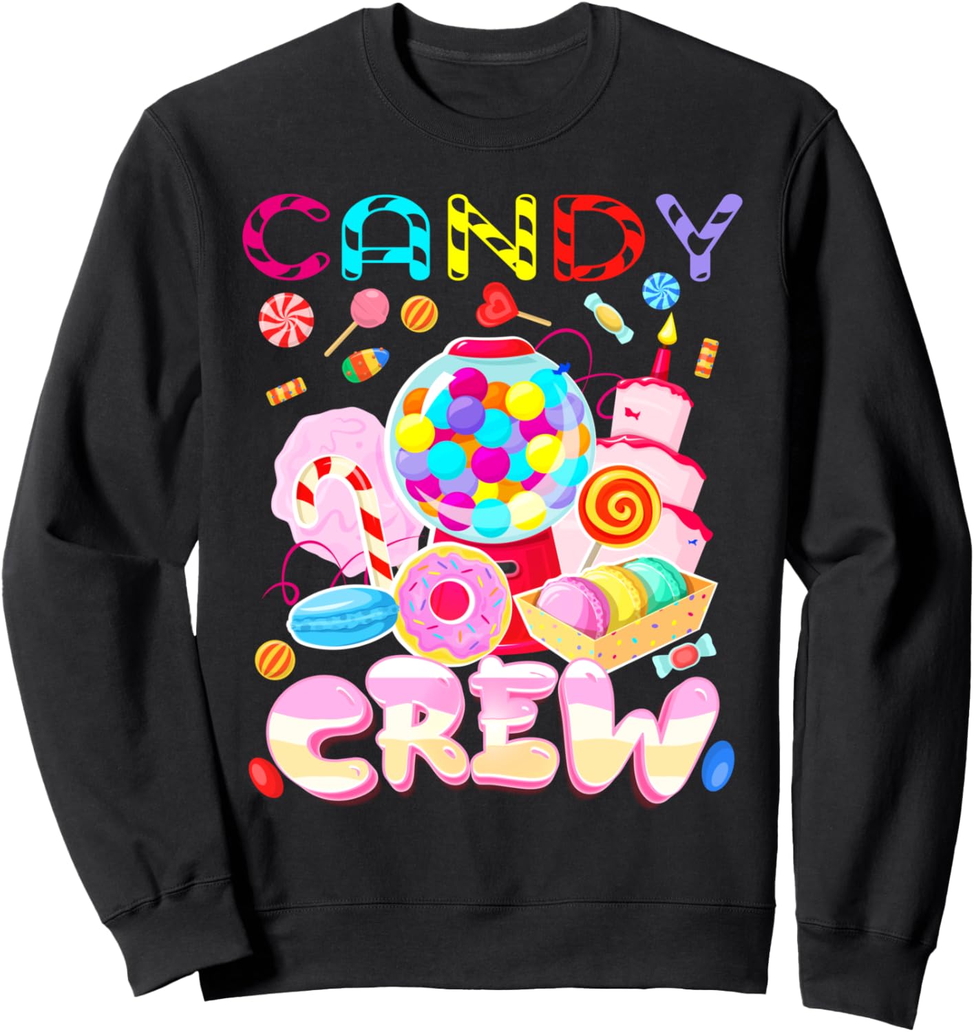 Candy Land Candy Crew Party Halloween Costumes Adult Women Sweatshirt