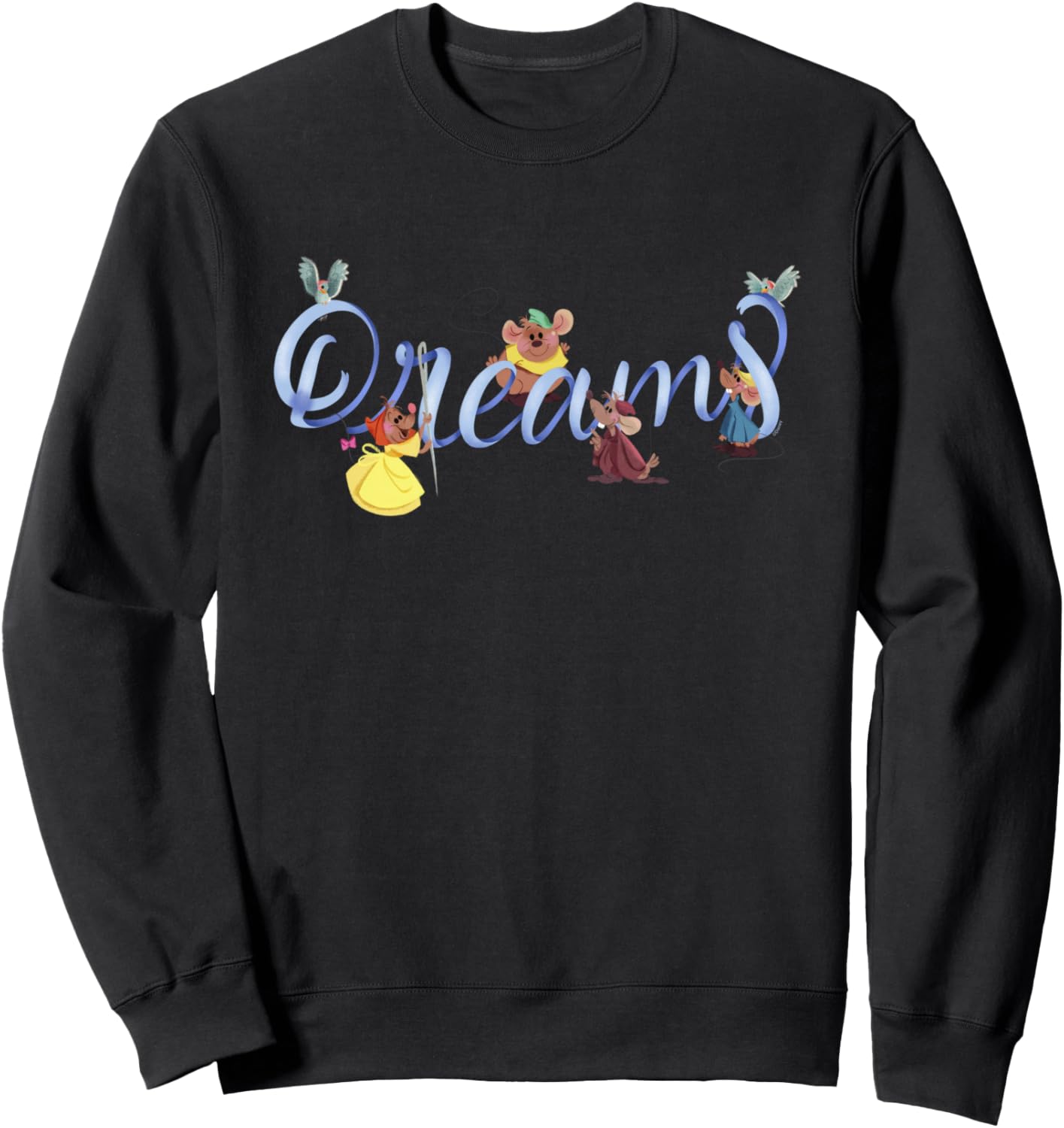 Disney Cinderella 75th Anniversary Jaq Gus & Mice Dreams Sweatshirt