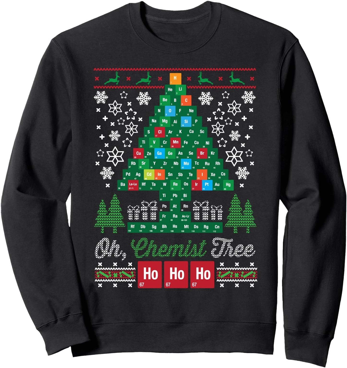 Oh Chemist Tree Merry Christmas Ugly Sweatshirt Sweatshirt