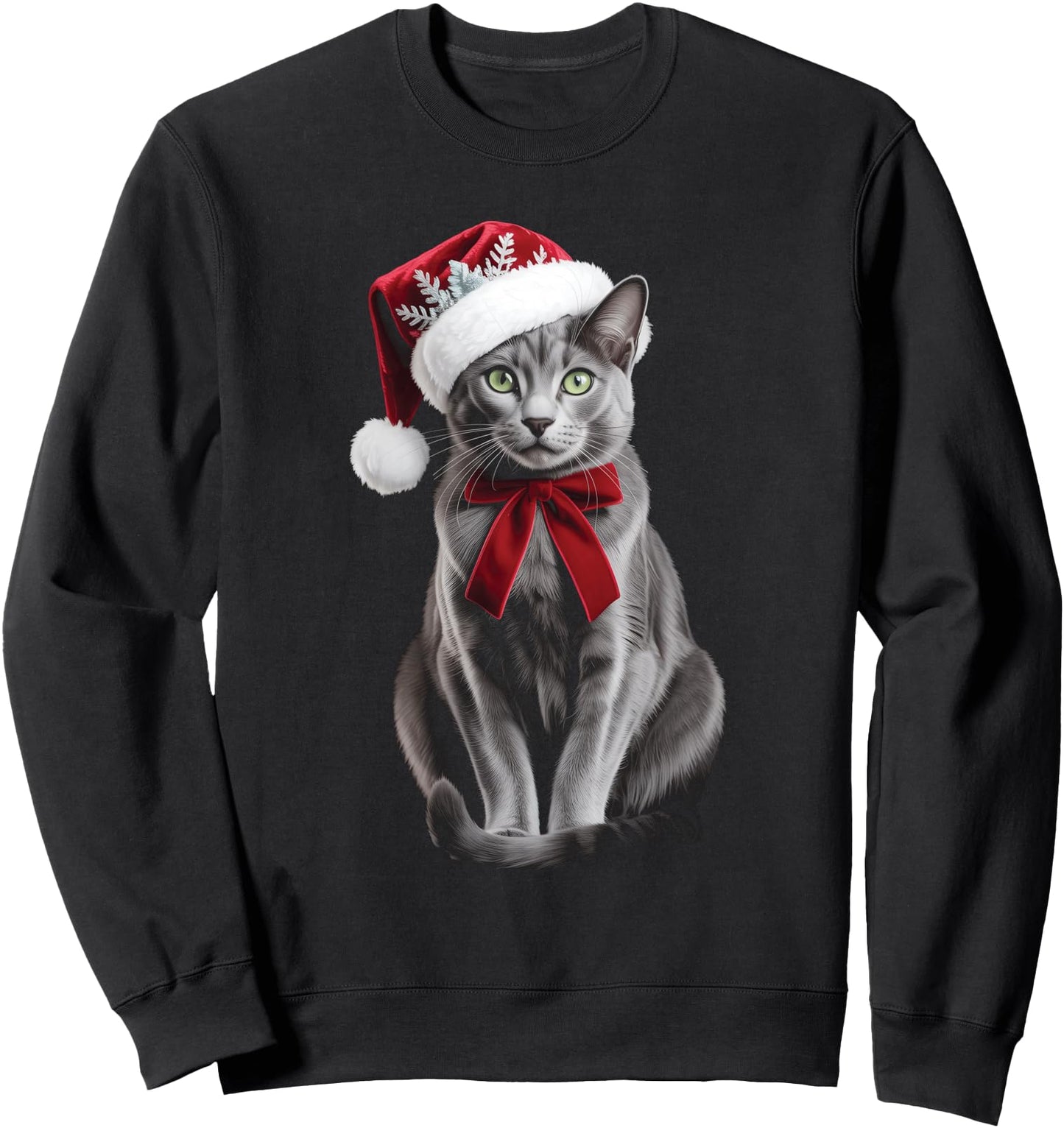 Russian Blue Christmas Sweatshirt
