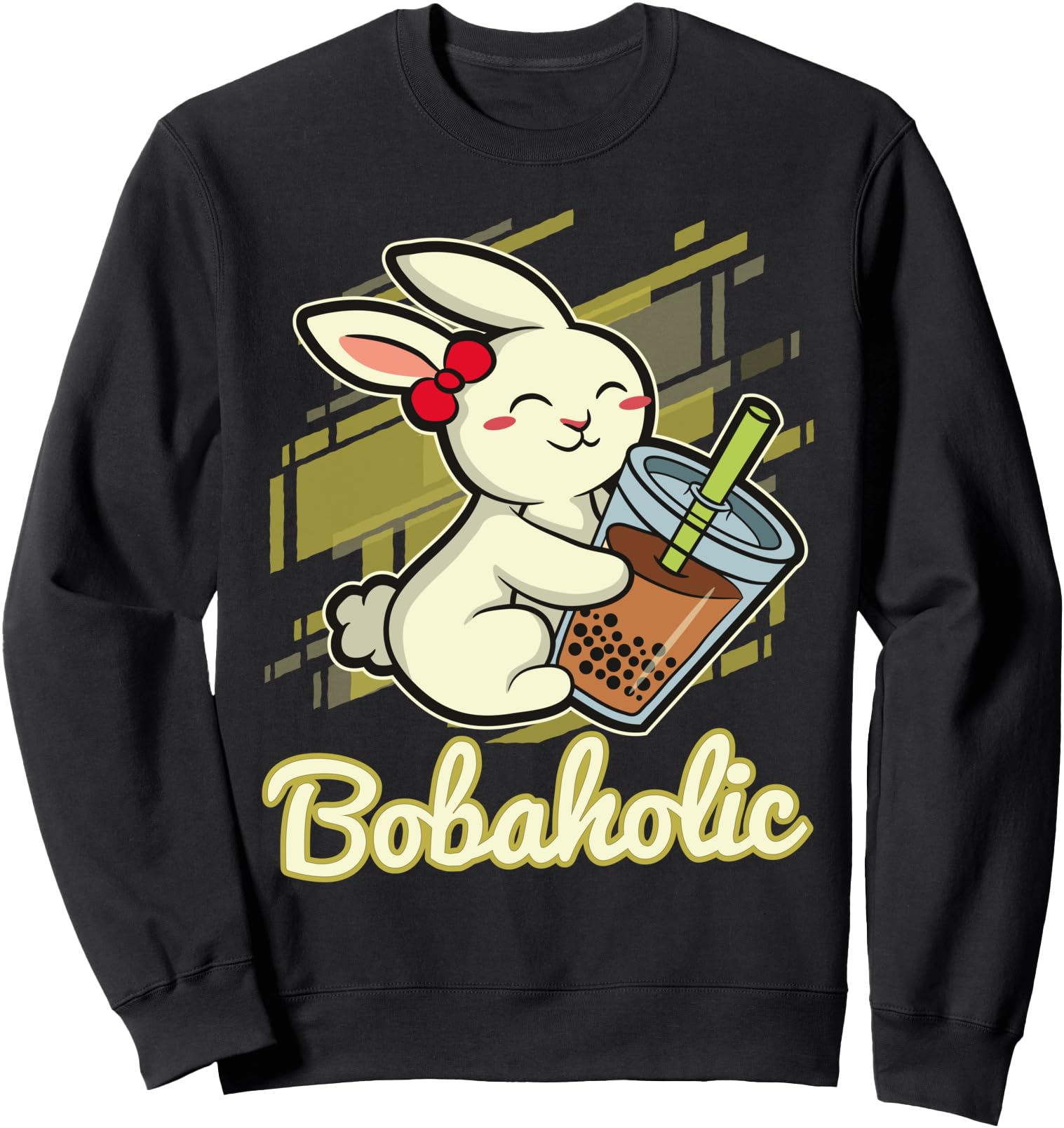 Japanese Anime Kawaii Boba Bubble Tea Sweatshirt