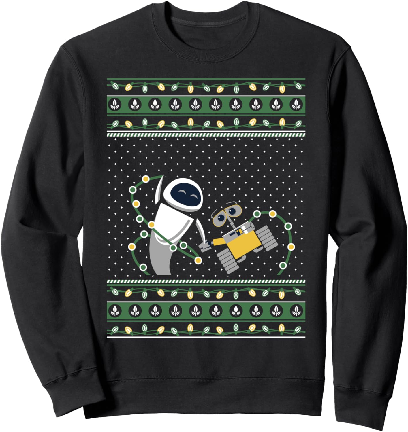 Disney Pixar Wall-E Eve Ugly Christmas Sweater Sweatshirt Sweatshirt