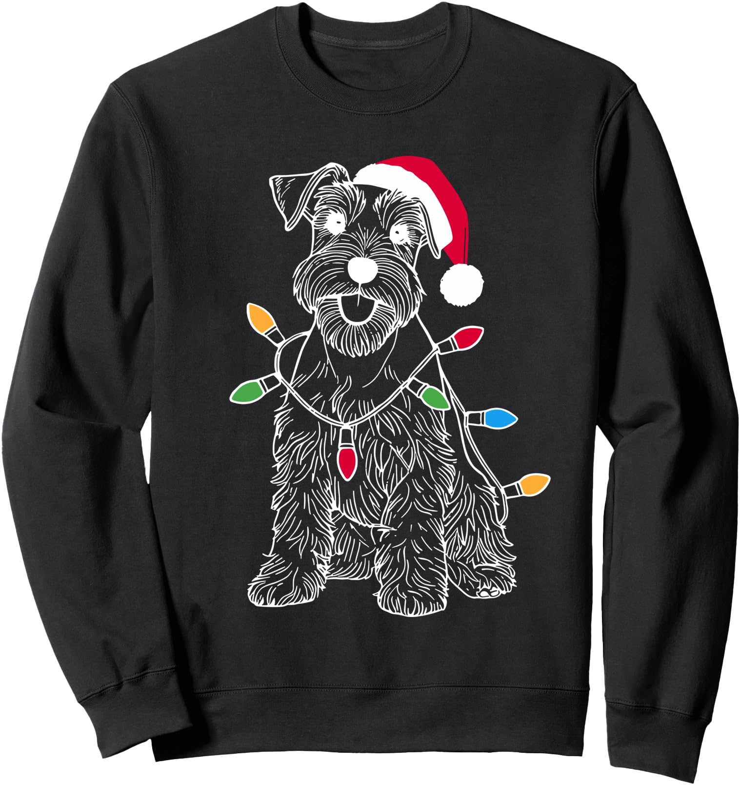 miniature schnauzer christmas Sweatshirt