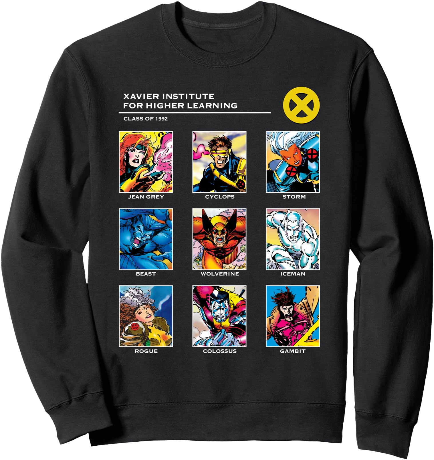 Marvel X-Men Xavier Institute 90s Sweatshirt