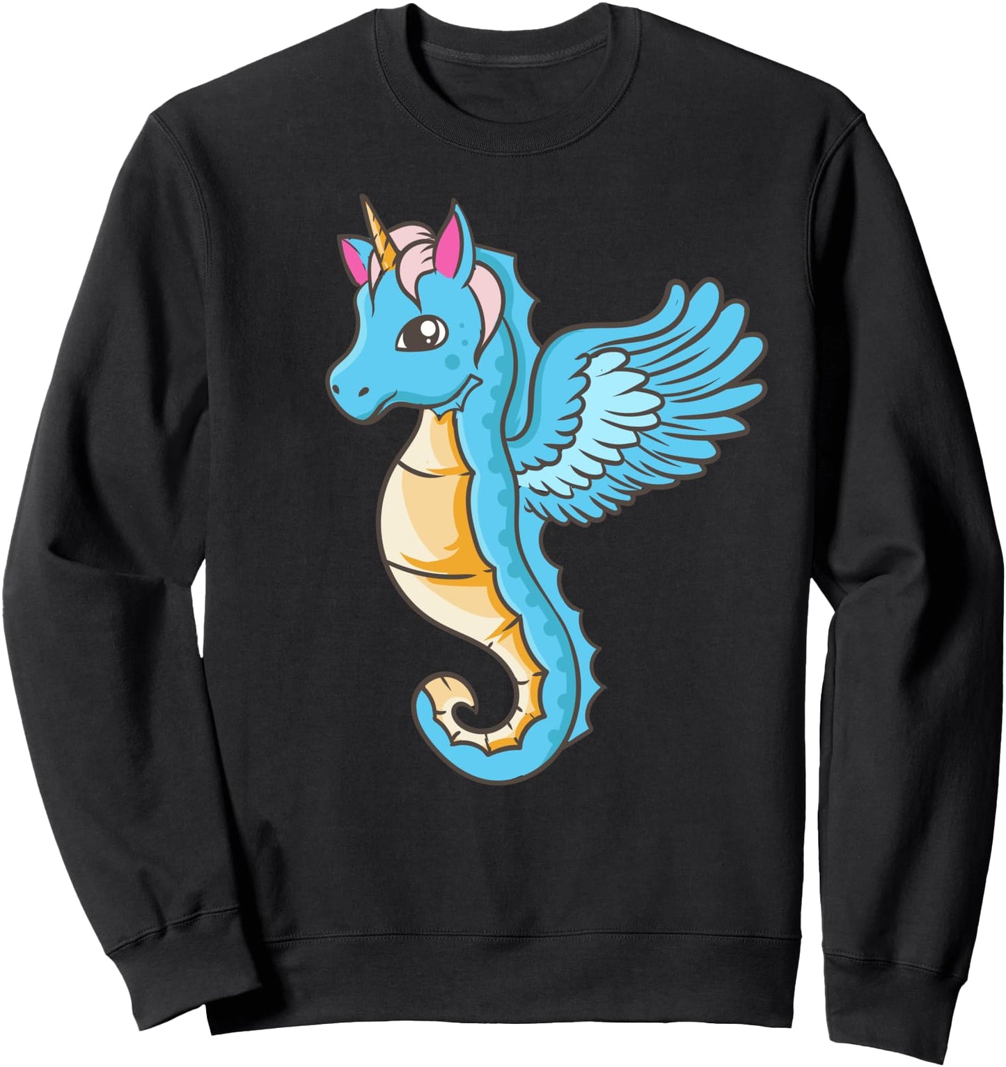 Cute Kawaii Anime - Sweet Seahorse Unicorn - Japanese Sweatshirt