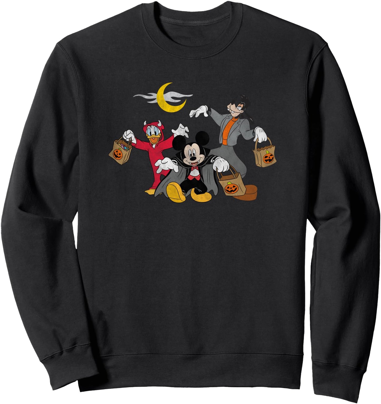 Disney Mickey goofy Donald Halloween Squad Sweatshirt Sweatshirt