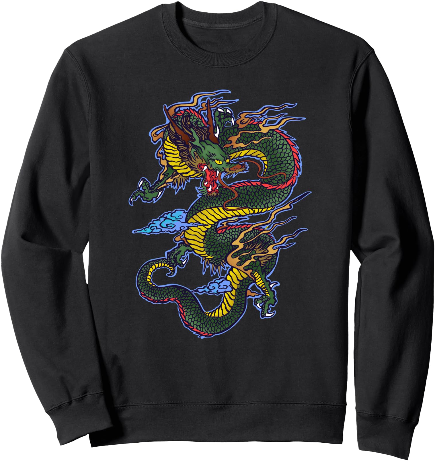 Vintage Japanese Dragon Tattoo Sweatshirt