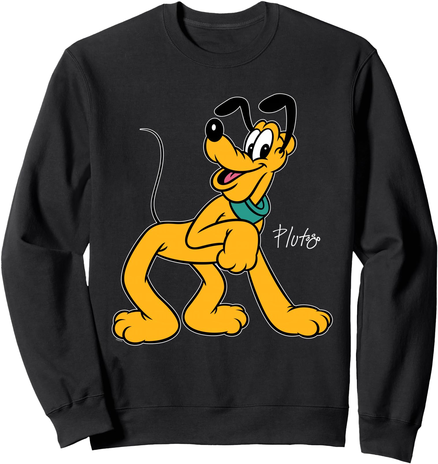 Disney Pluto the Dog Retro Character Pose Trip Matching Sweatshirt