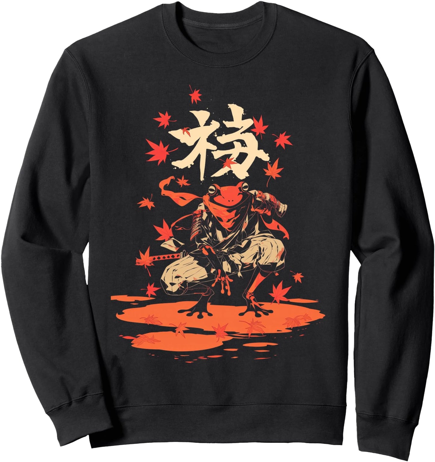 Samurai Frog Japanese - Katana Ninja Sweatshirt