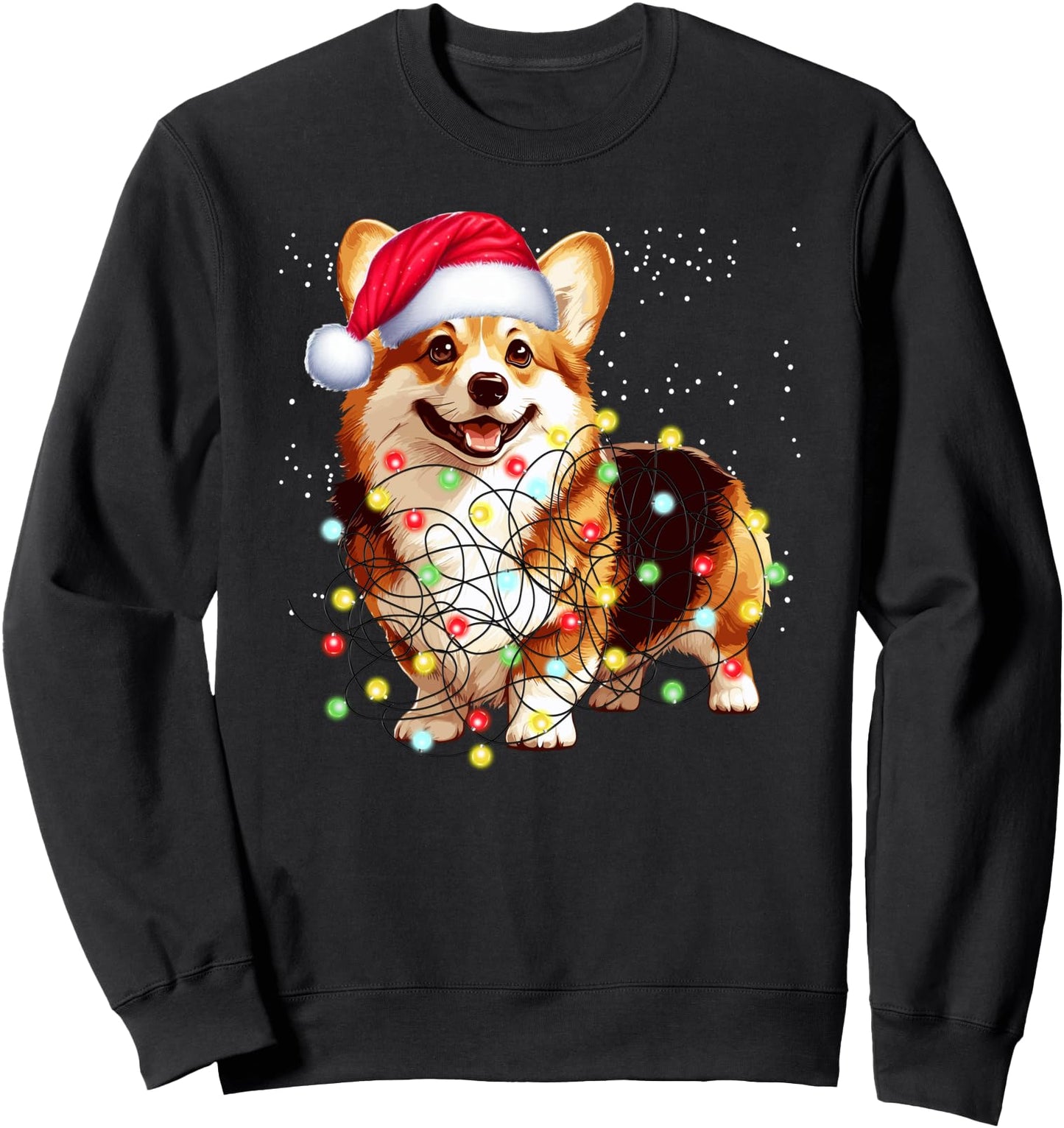 Corgi Dog Tree Christmas Sweater Xmas Pet Dogs Sweatshirt