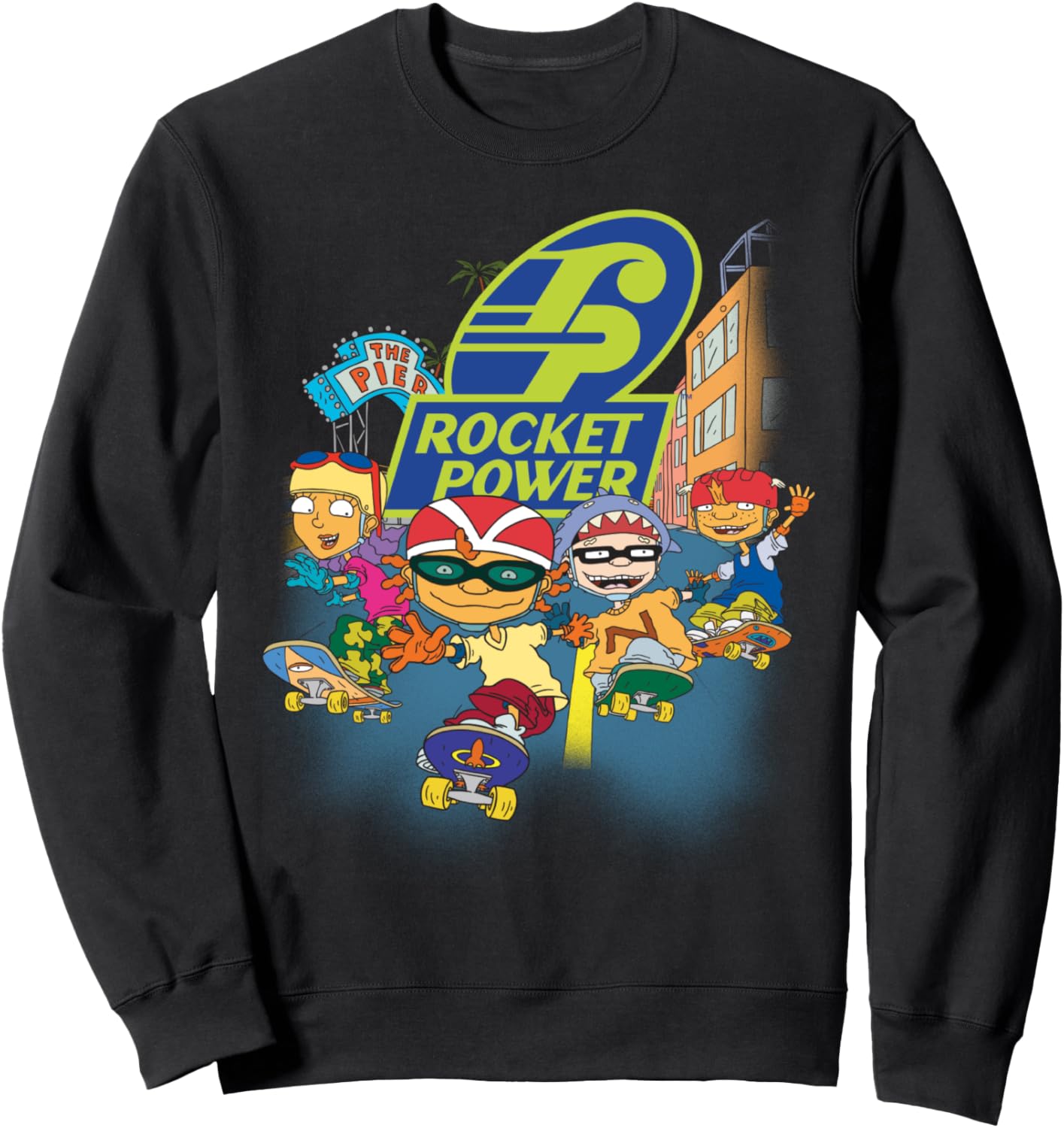 Rocket Power Characters Skating Sweatshirt Sweatshirt