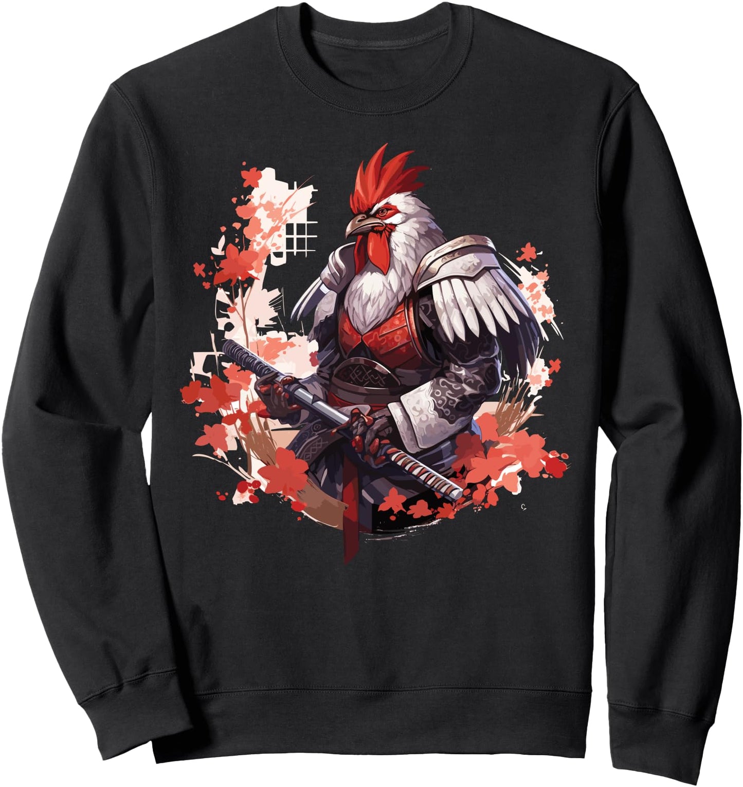 Samurai Chicken Warrior Japanese Ninja Chicken Kawaii Sweatshirt