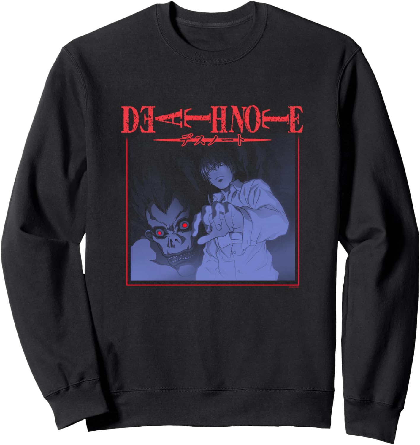 Death Note Light and Ryuk with Logo Anime Sweatshirt