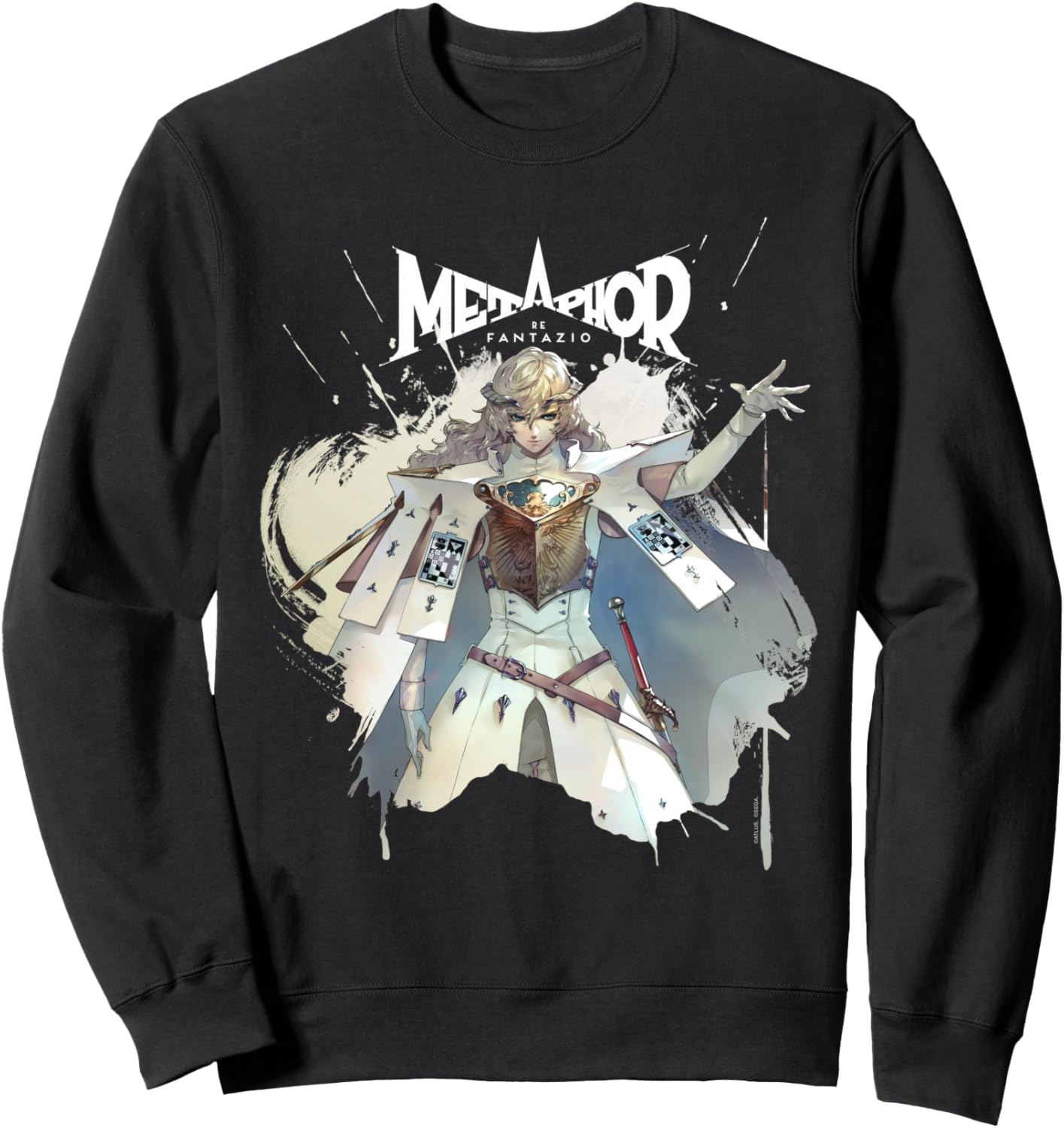 Metaphor: ReFantazio Louis (white logo) ATLUS Sweatshirt