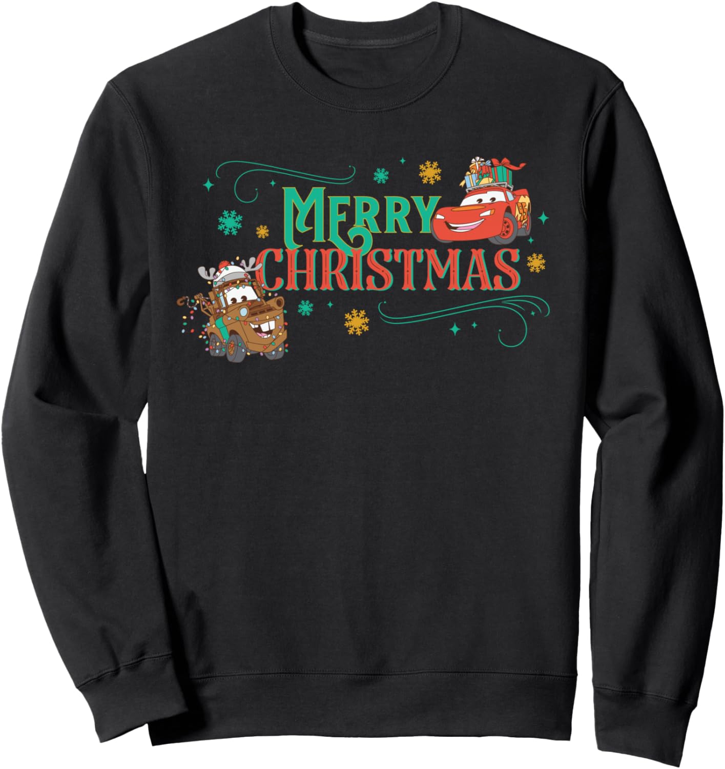 Disney and Pixar's Cars Merry Christmas Holiday Pals Sweatshirt