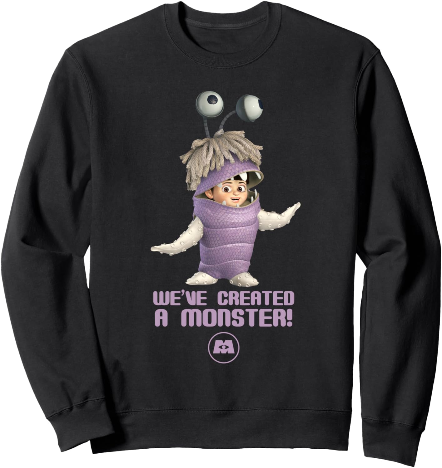 Disney Pixar's Monsters, Inc. Boo We've Created a Monster Sweatshirt