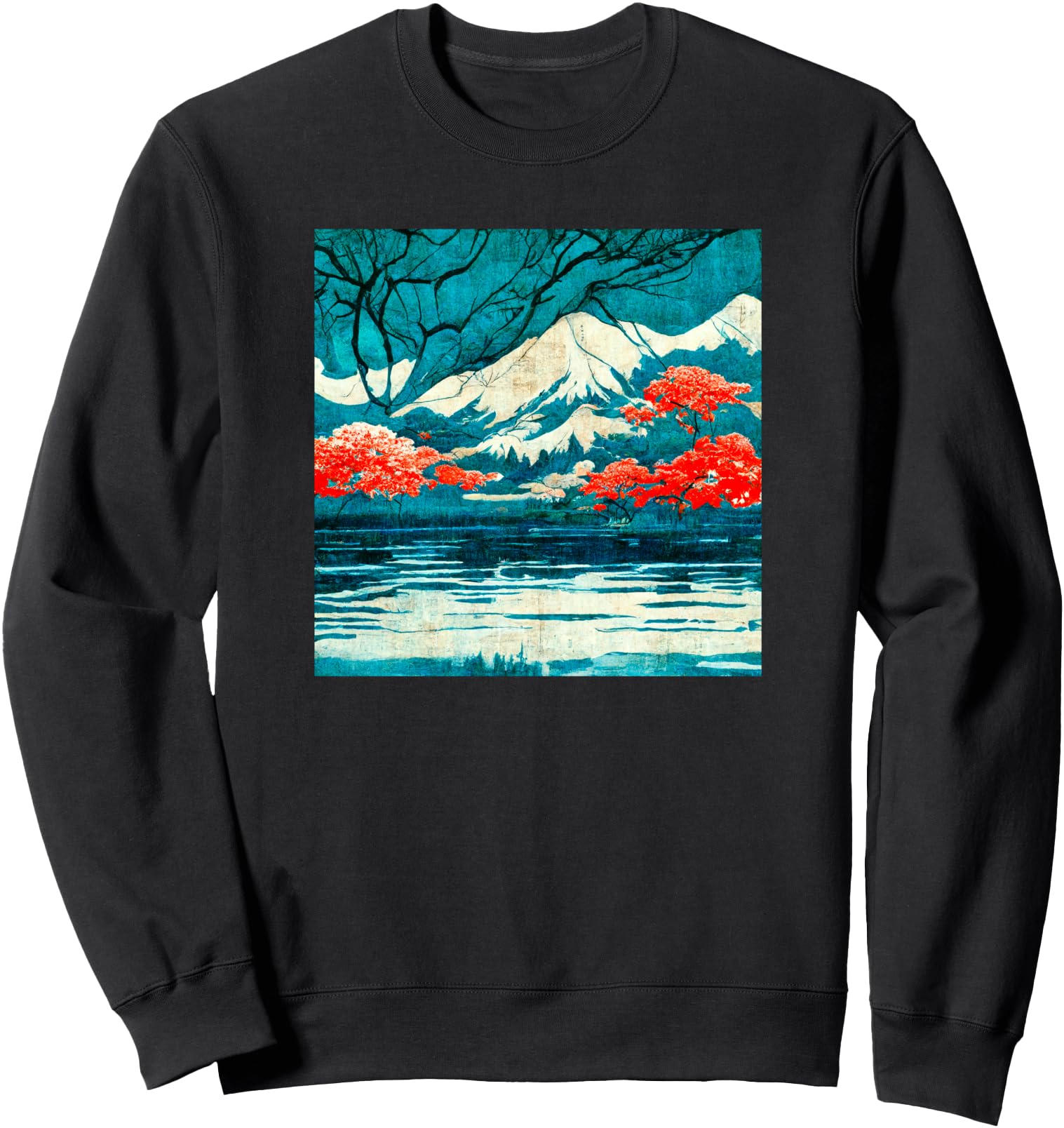 Japanese Art Print Sweatshirt