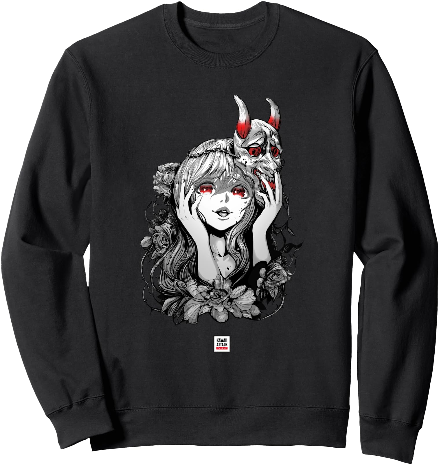 Oni Yandere Kawaii Japanese Anime Sweatshirt