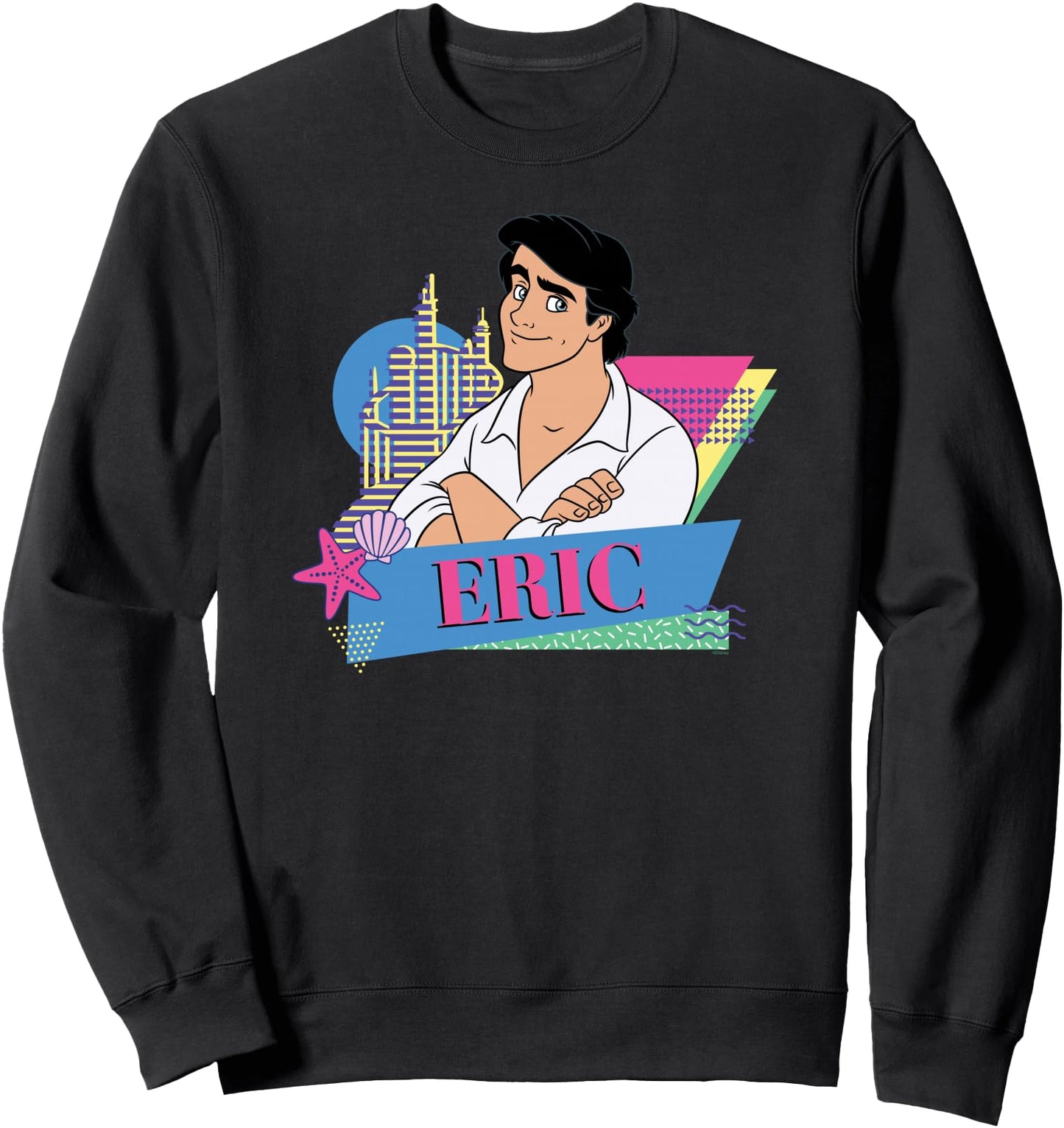 Disney The Little Mermaid Retro Couples Matching Prince Eric Sweatshirt