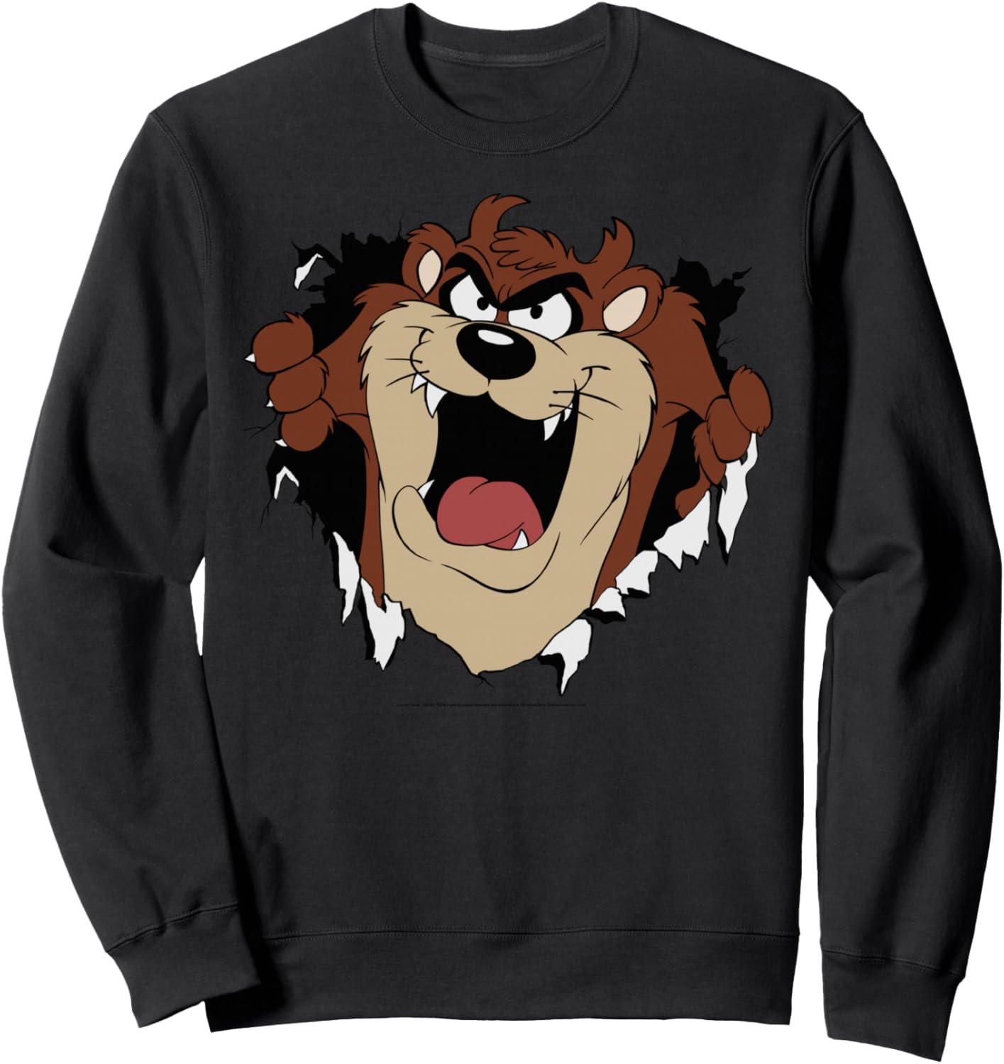 Looney Tunes Taz Rip Through Portrait Sweatshirt