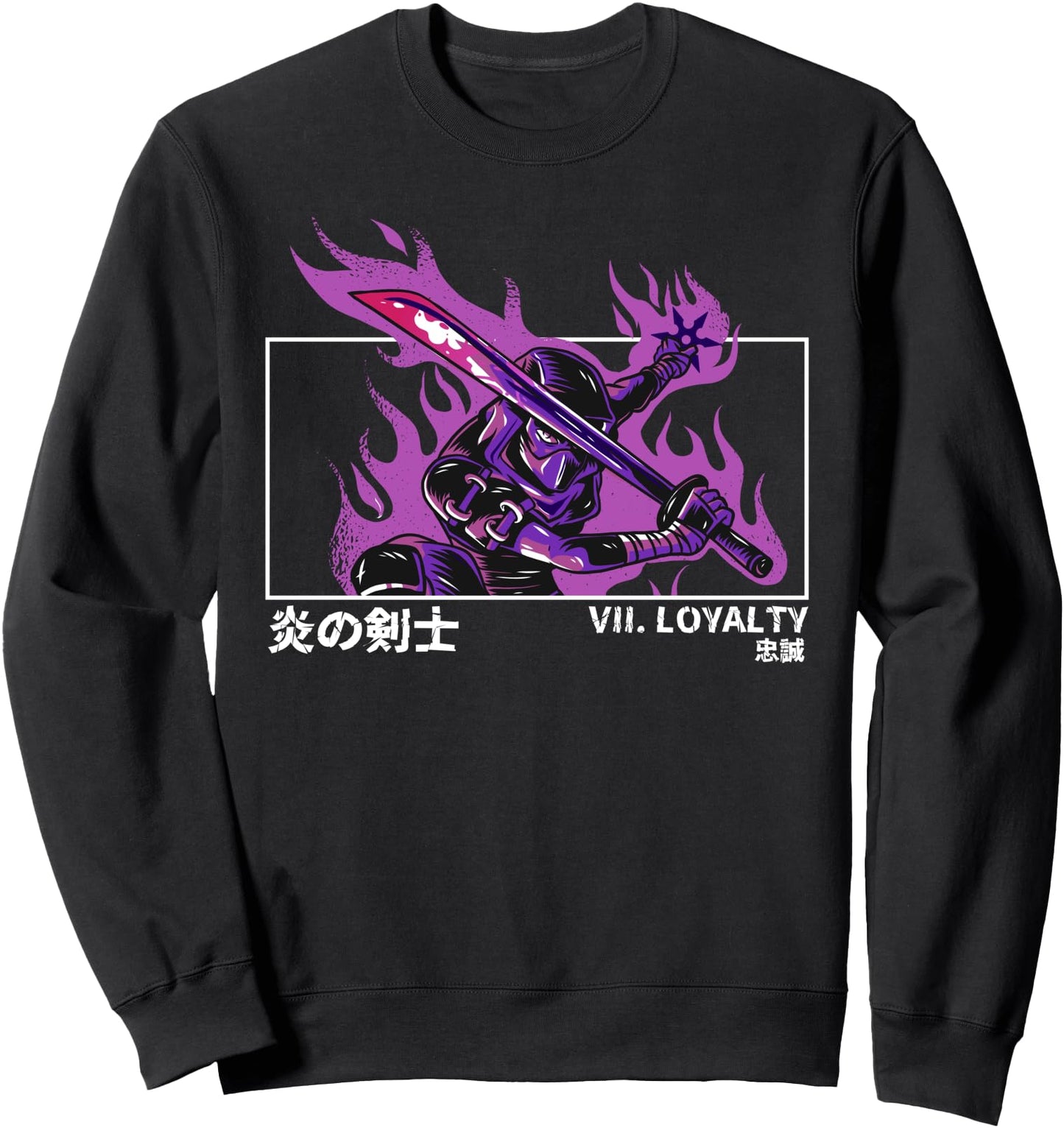 Samurai Ninja Japanese Vaporwave Aesthetic Sweatshirt