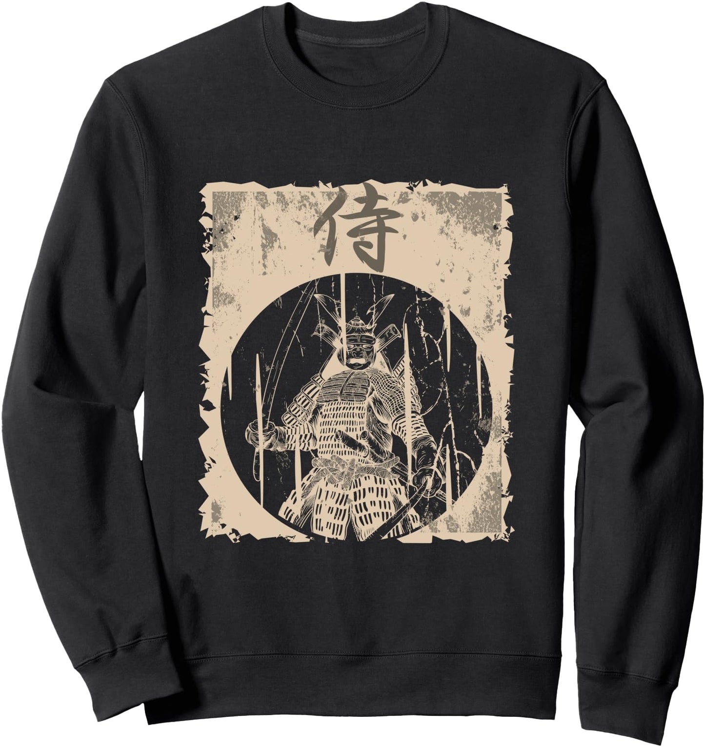 Japanese Samurai and Samurai Mask and Japanese Katana Sweatshirt