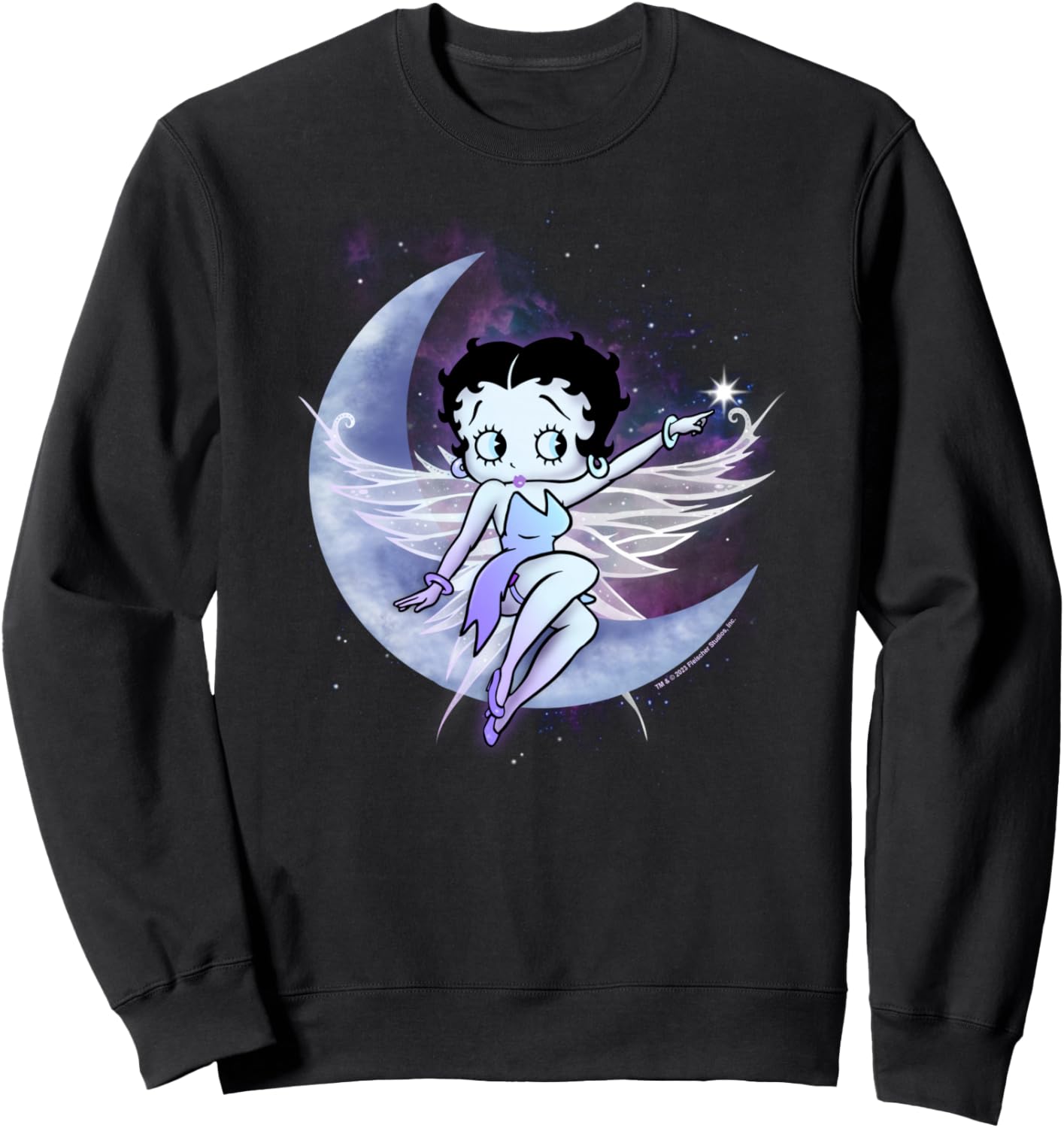Betty Boop Moon and Star Fairy Sweatshirt