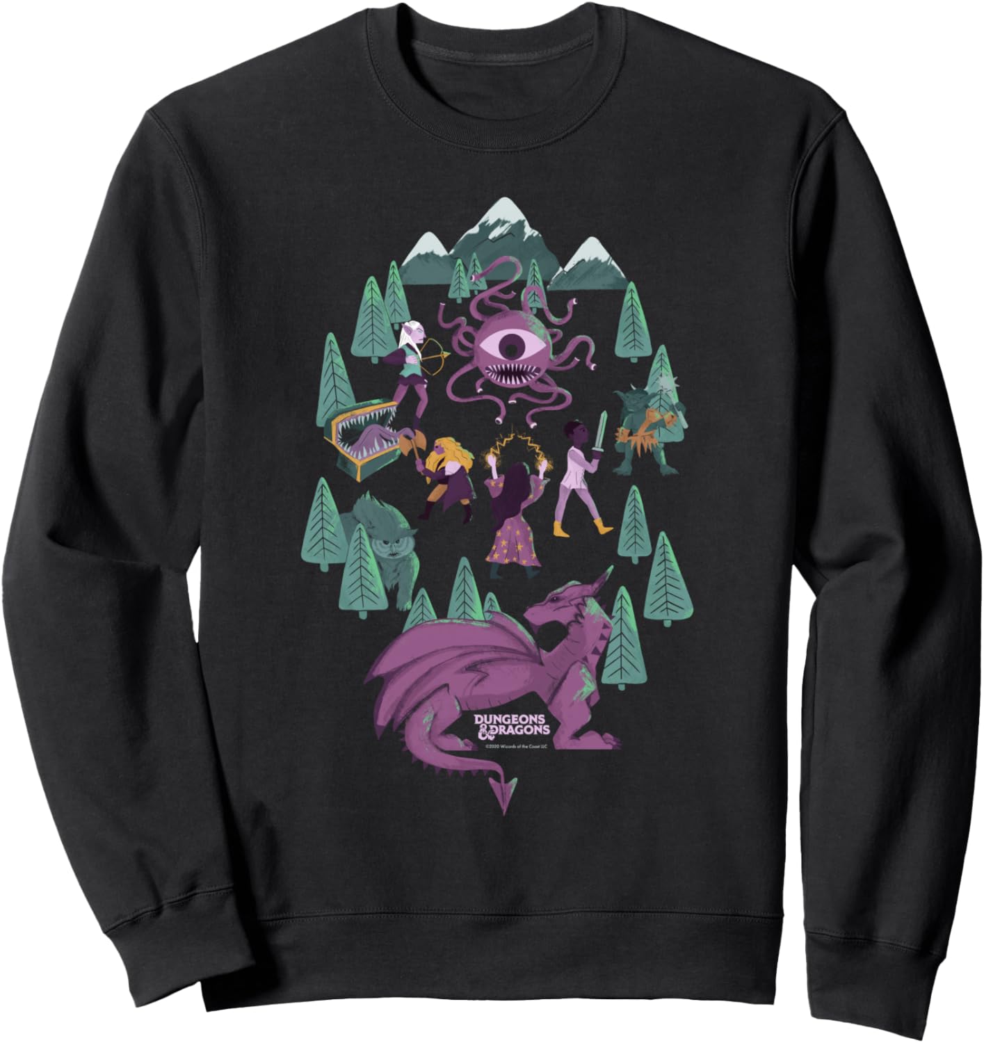 Dungeons & Dragons Forest Crew Sweatshirt