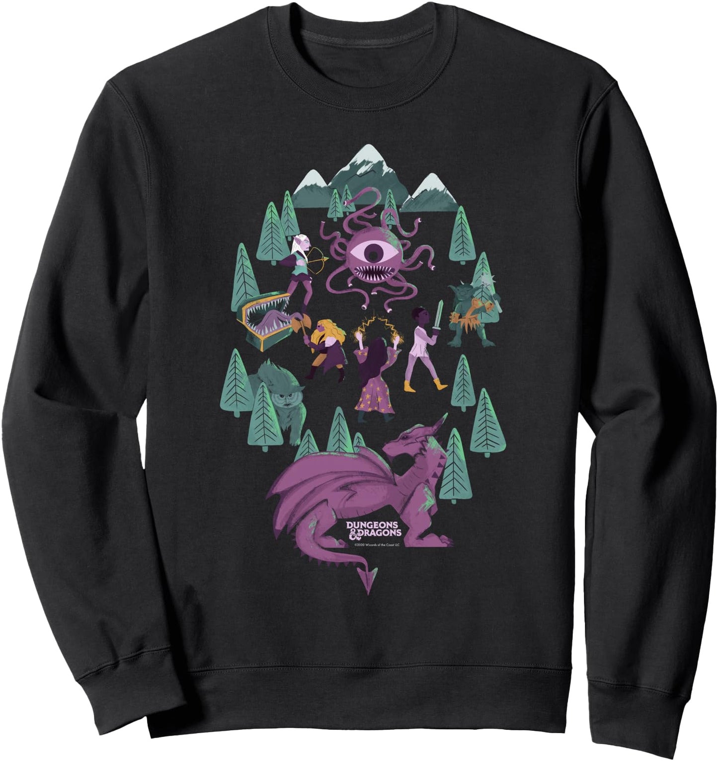 Dungeons & Dragons Forest Crew Sweatshirt