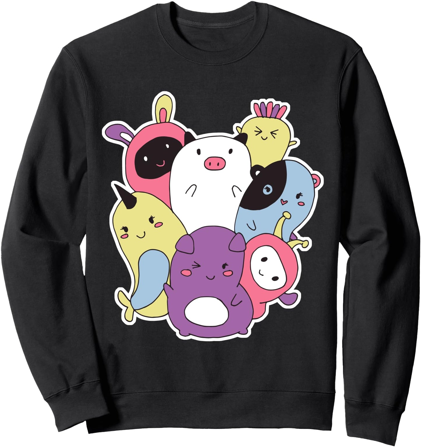 Cute Anime Animals Kawaii Japanese Gift Sweatshirt