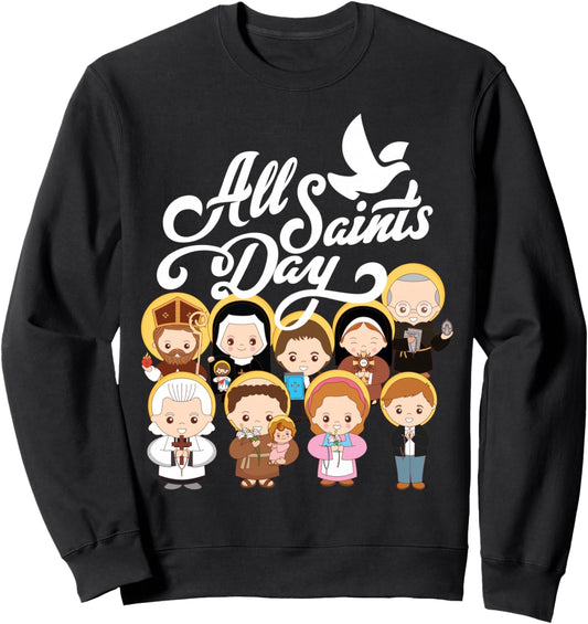 All Saints Day Catholic St Anthony Faustina Kolbe Goretti Sweatshirt