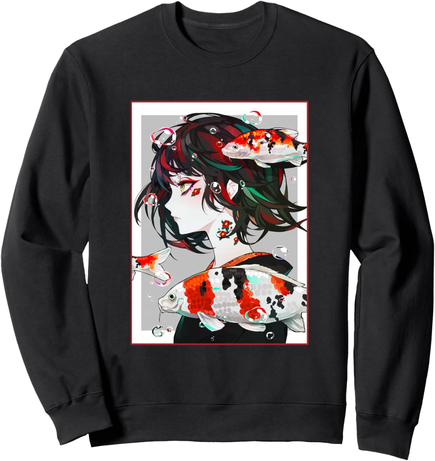Anime Girl Japanese Aesthetic anime Otaku Sweatshirt