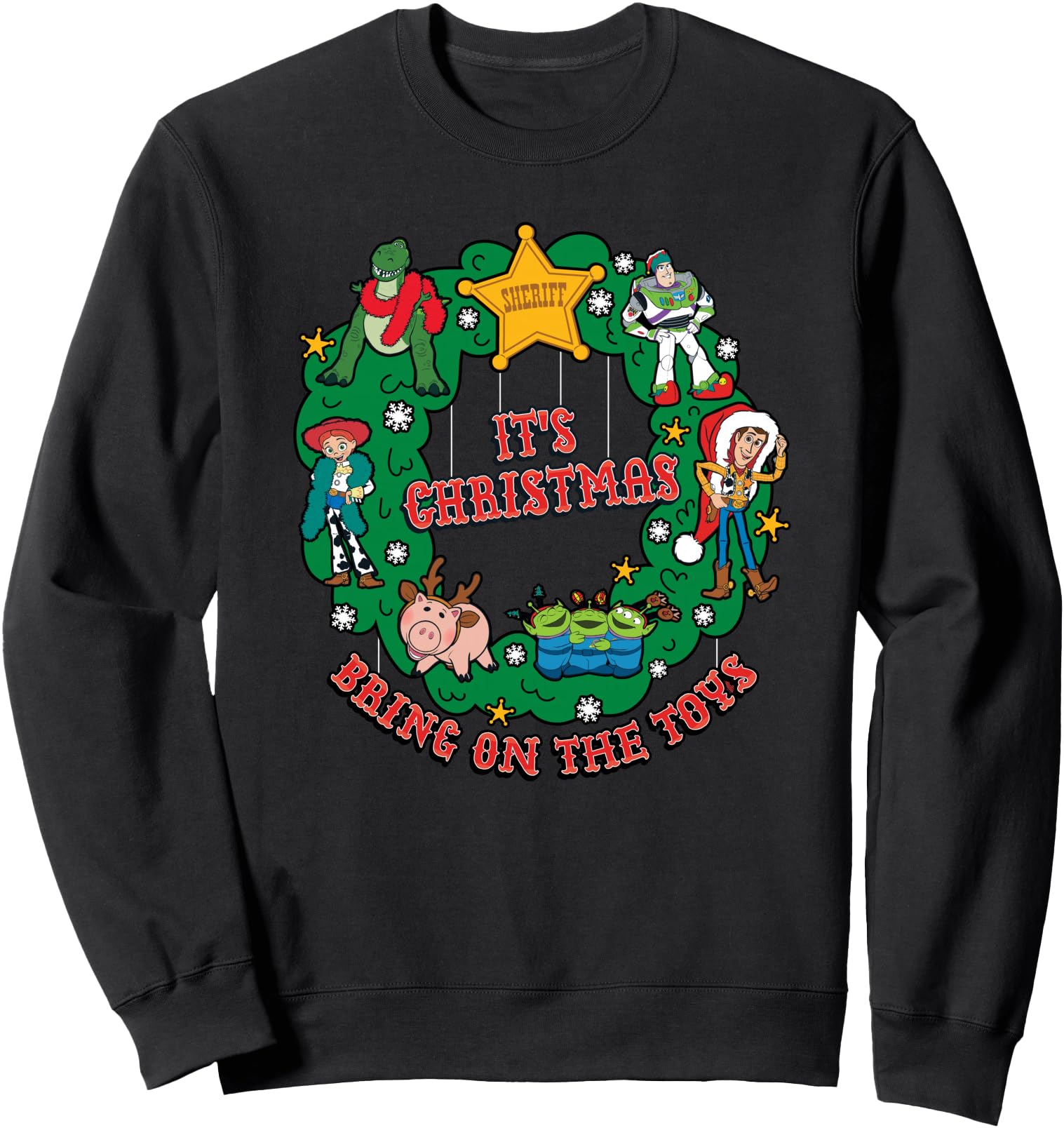 Disney & Pixar's Toy Story It's Christmas, Bring on the Toys Sweatshirt