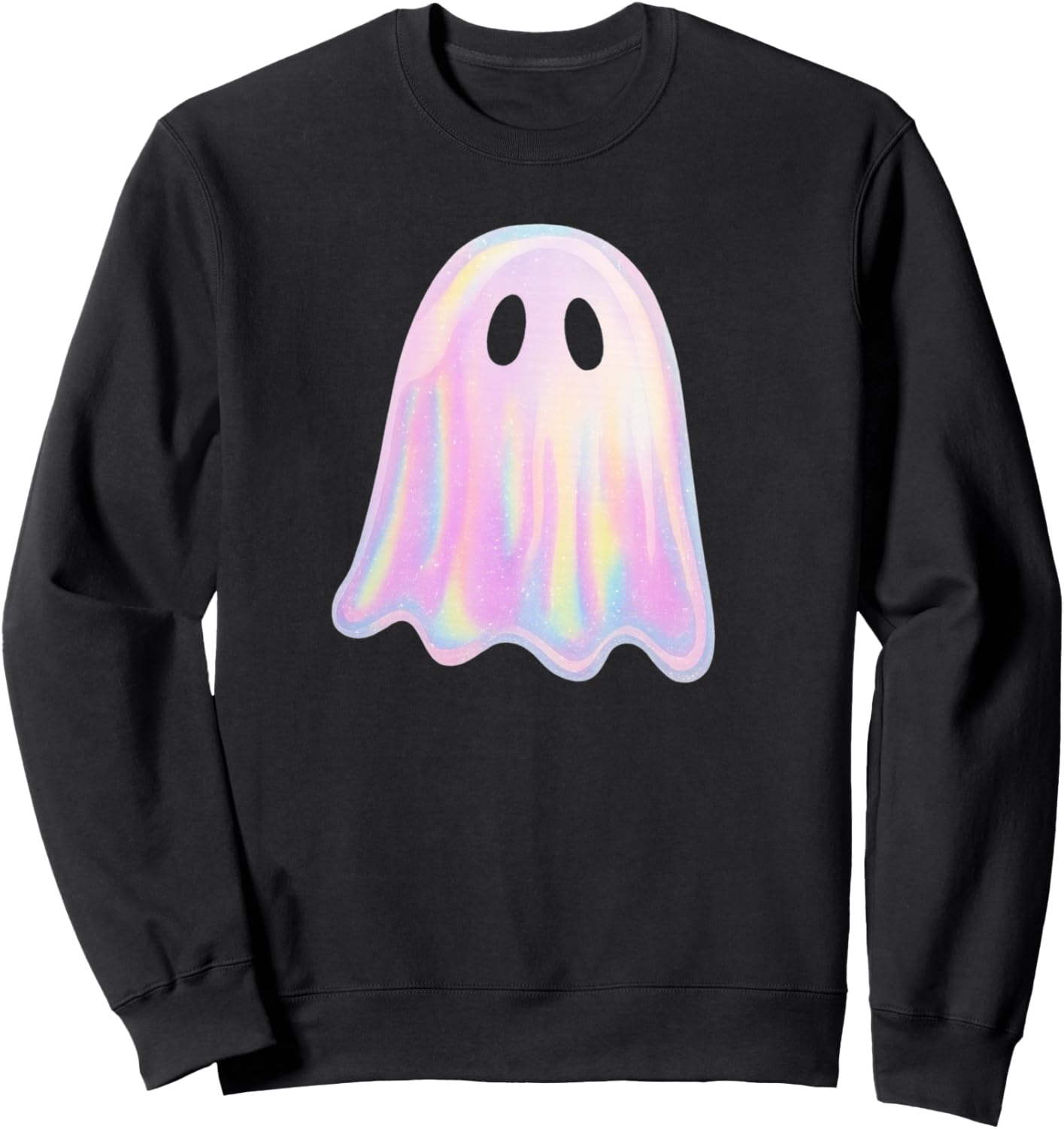Halloween Disco Ghost Cute Pastel Womens Top Sweatshirt